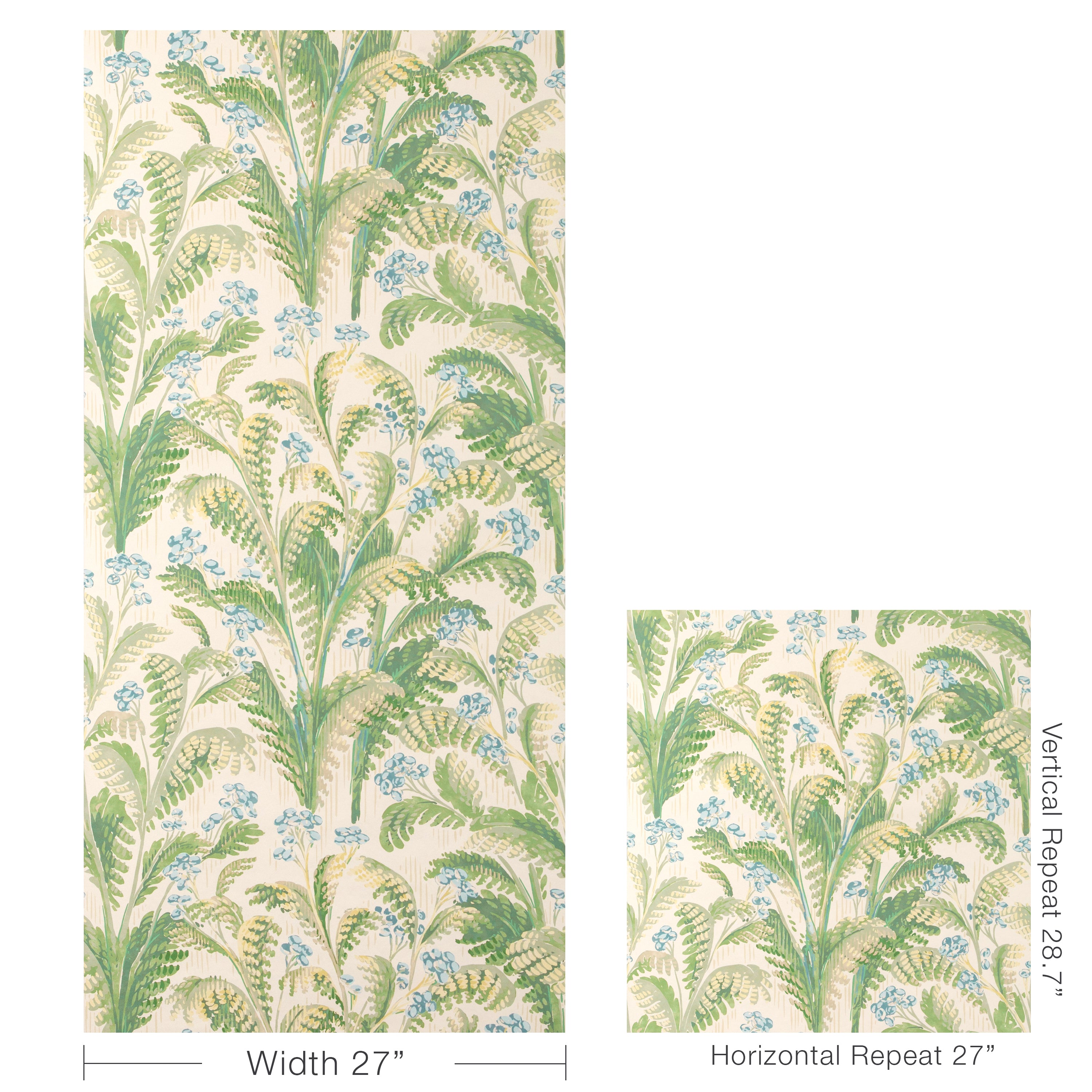 Pashley Paper Wallpaper in sky color - pattern number P2023125.153.0 - by Lee Jofa in the Garden Walk collection