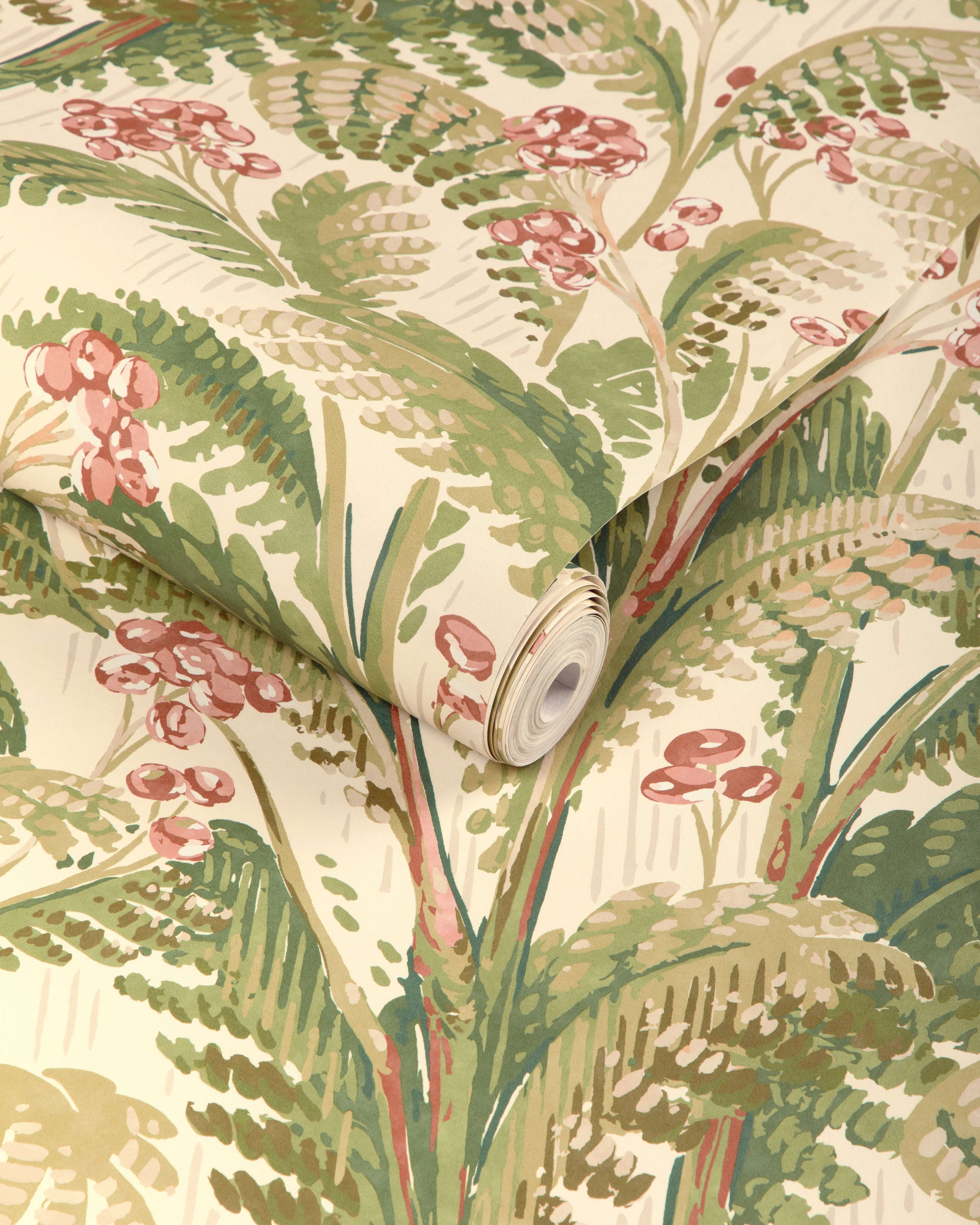 Pashley Paper Wallpaper in berry color - pattern number P2023125.319.0 - by Lee Jofa in the Garden Walk collection