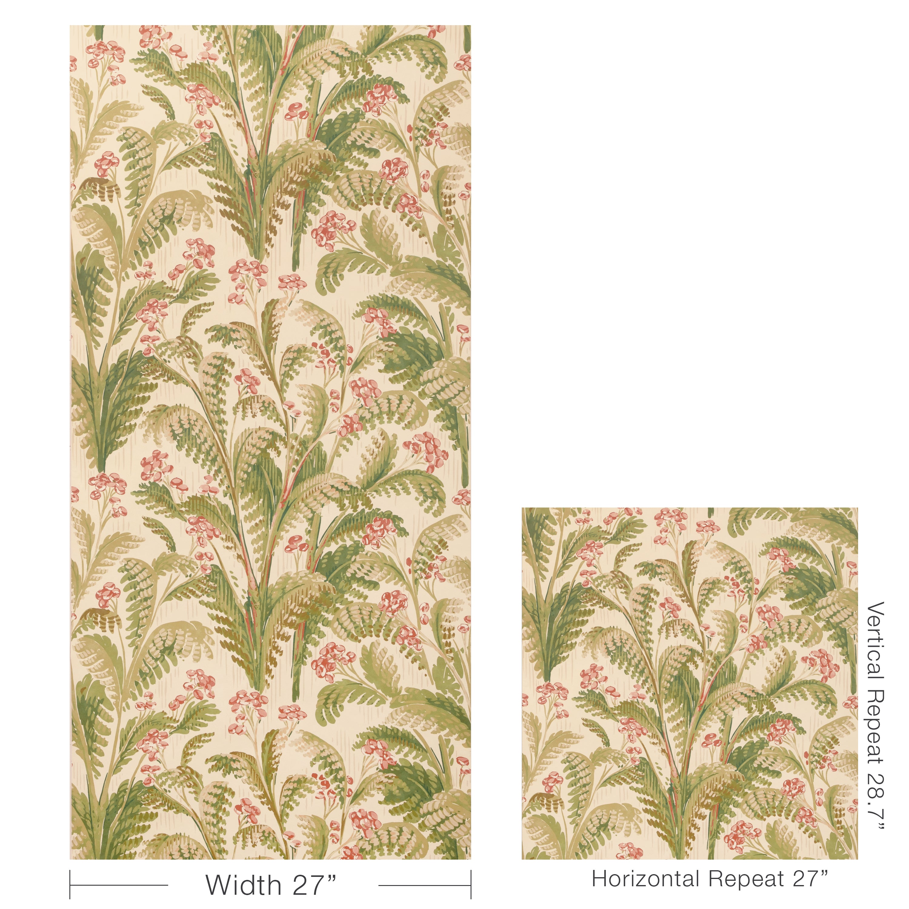 Pashley Paper Wallpaper in berry color - pattern number P2023125.319.0 - by Lee Jofa in the Garden Walk collection