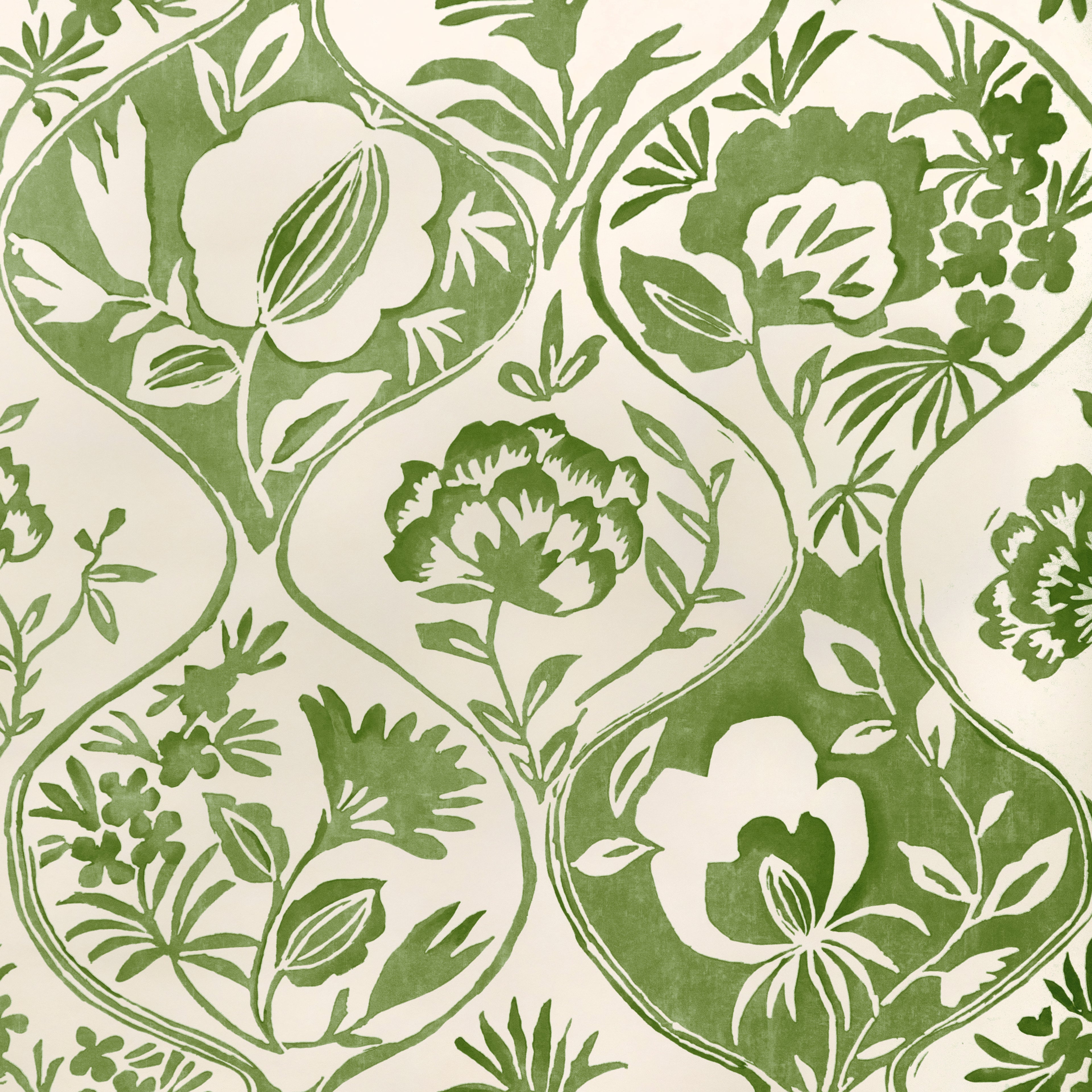Calathea Paper Wallpaper in leaf color - pattern number P2023126.30.0 - by Lee Jofa in the Garden Walk collection