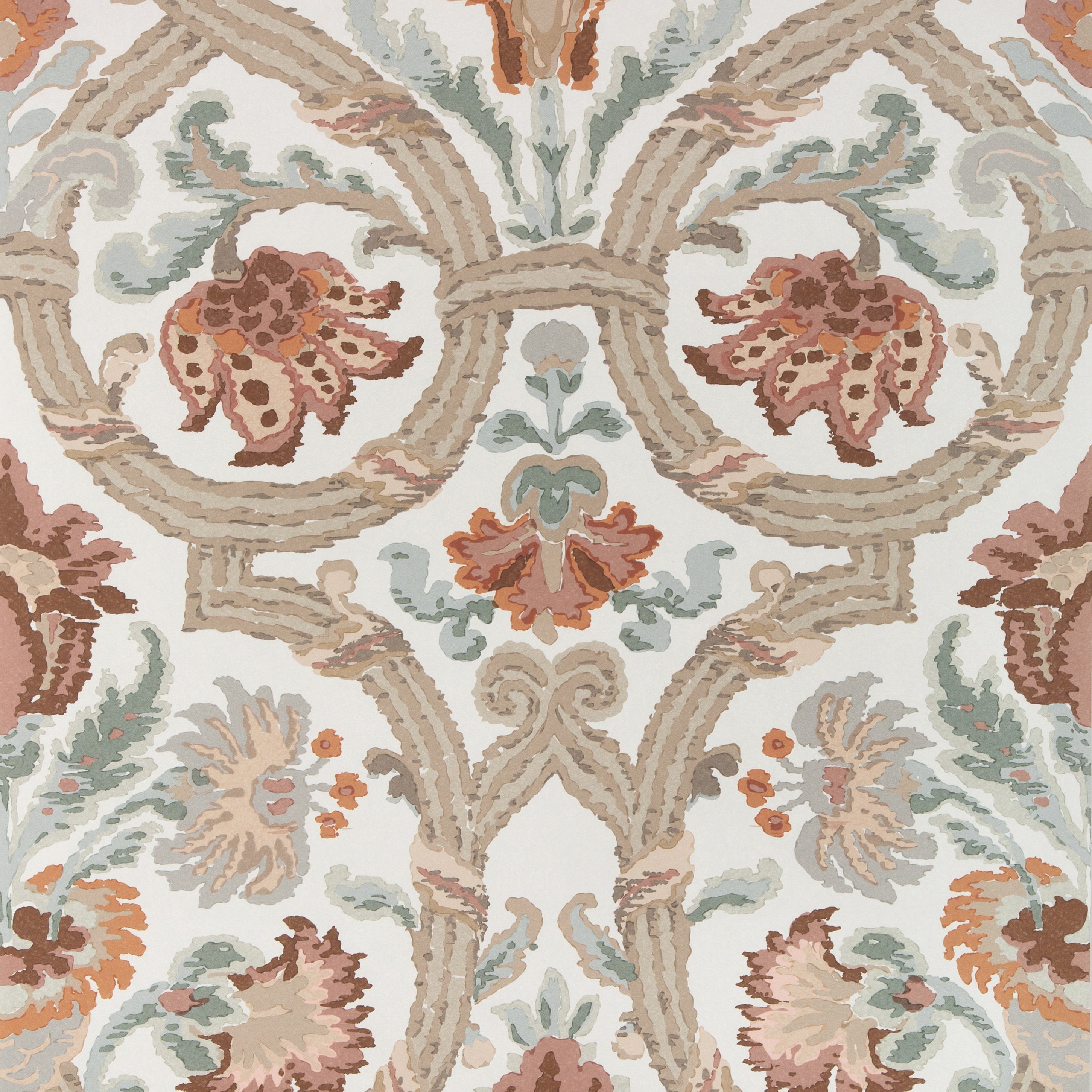 New Sevilla Wallpaper in Clay color - pattern number P2023130.121.0 - by Lee Jofa in the Lee Jofa 200 collection