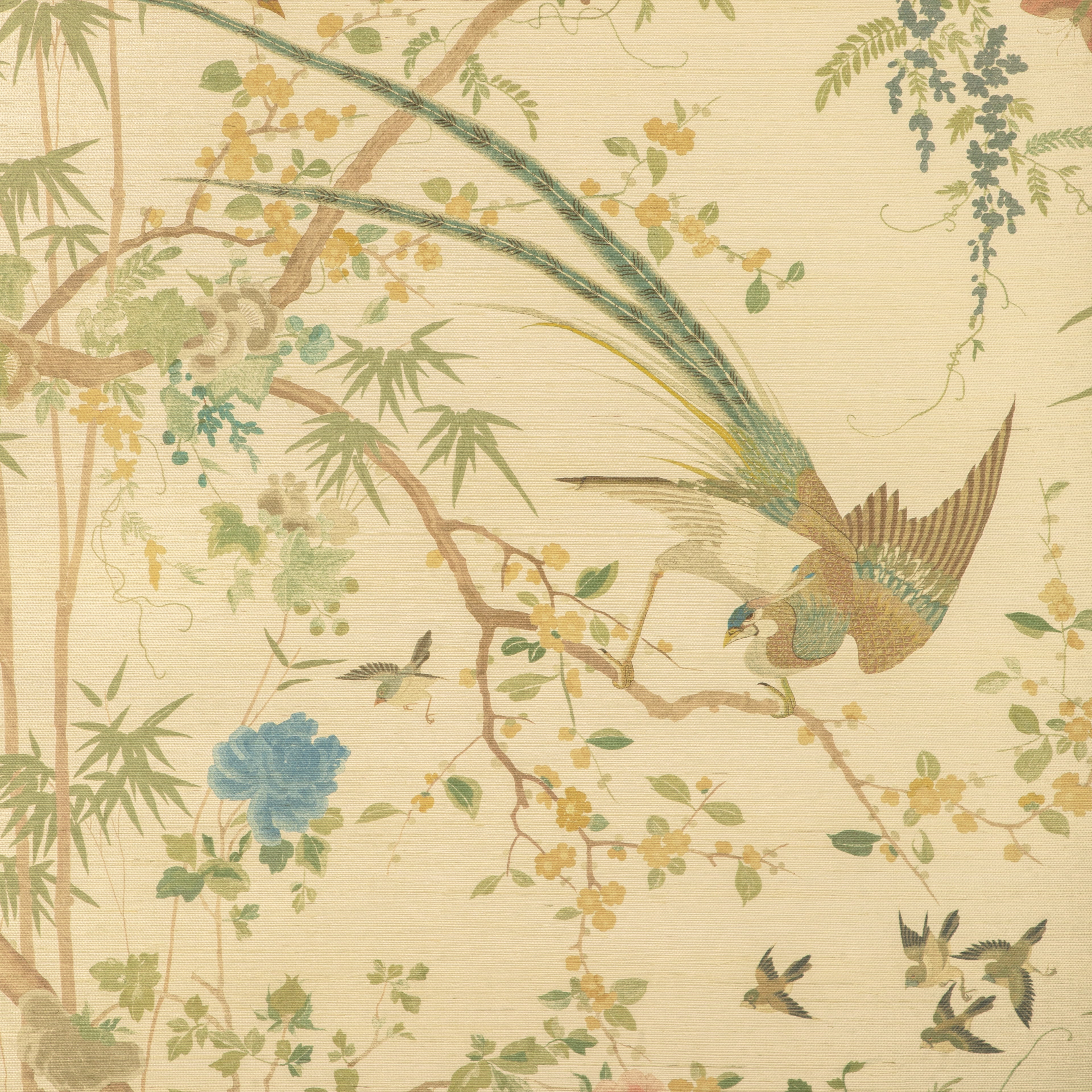 Mandalay Sisal Wallpaper in spring color - pattern number P2025101.34.0 - by Lee Jofa in the Kingsley collection