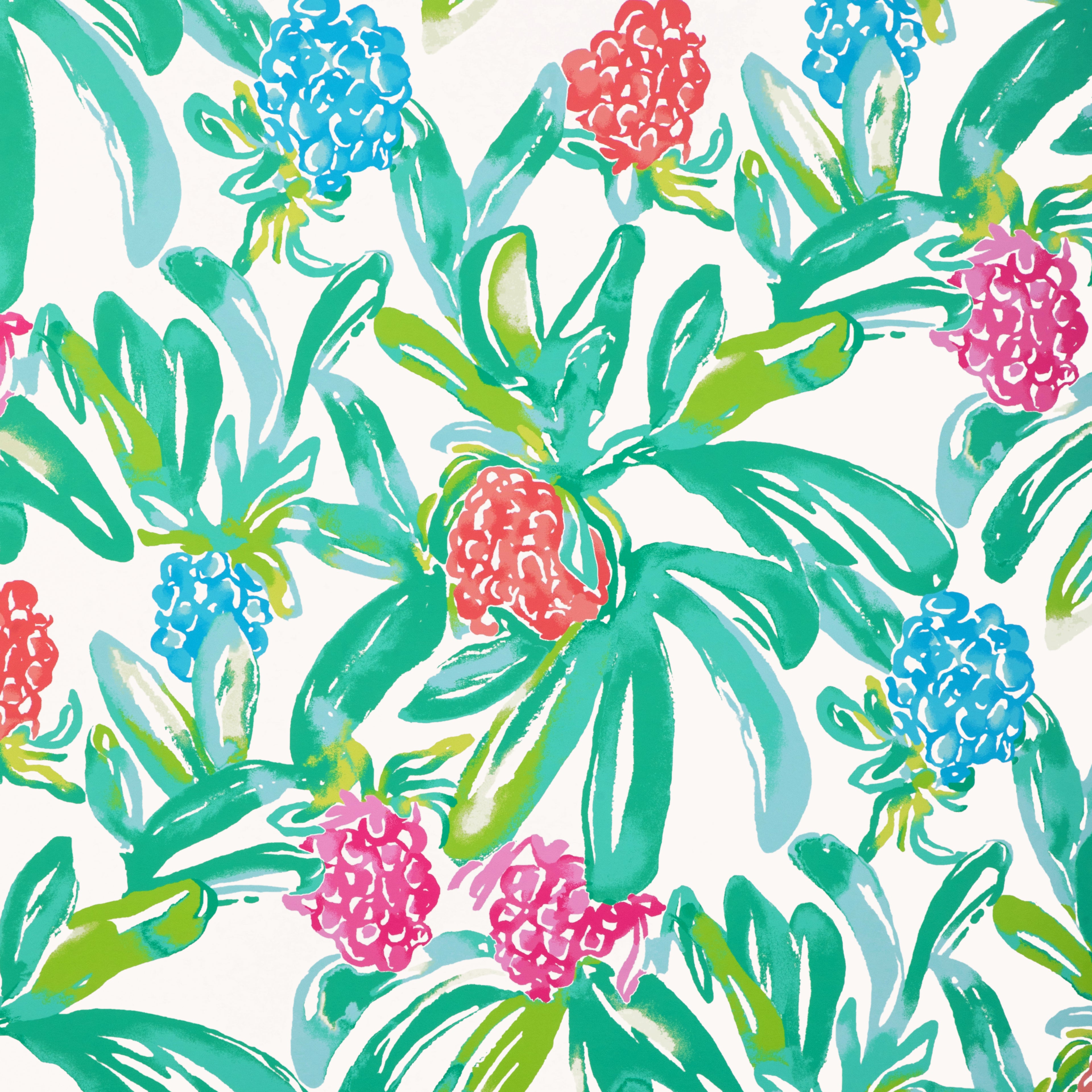 Island Exotic Wallpaper in multi color - pattern number P2025110.317.0 - by Lee Jofa in the Lilly Pulitzer III collection