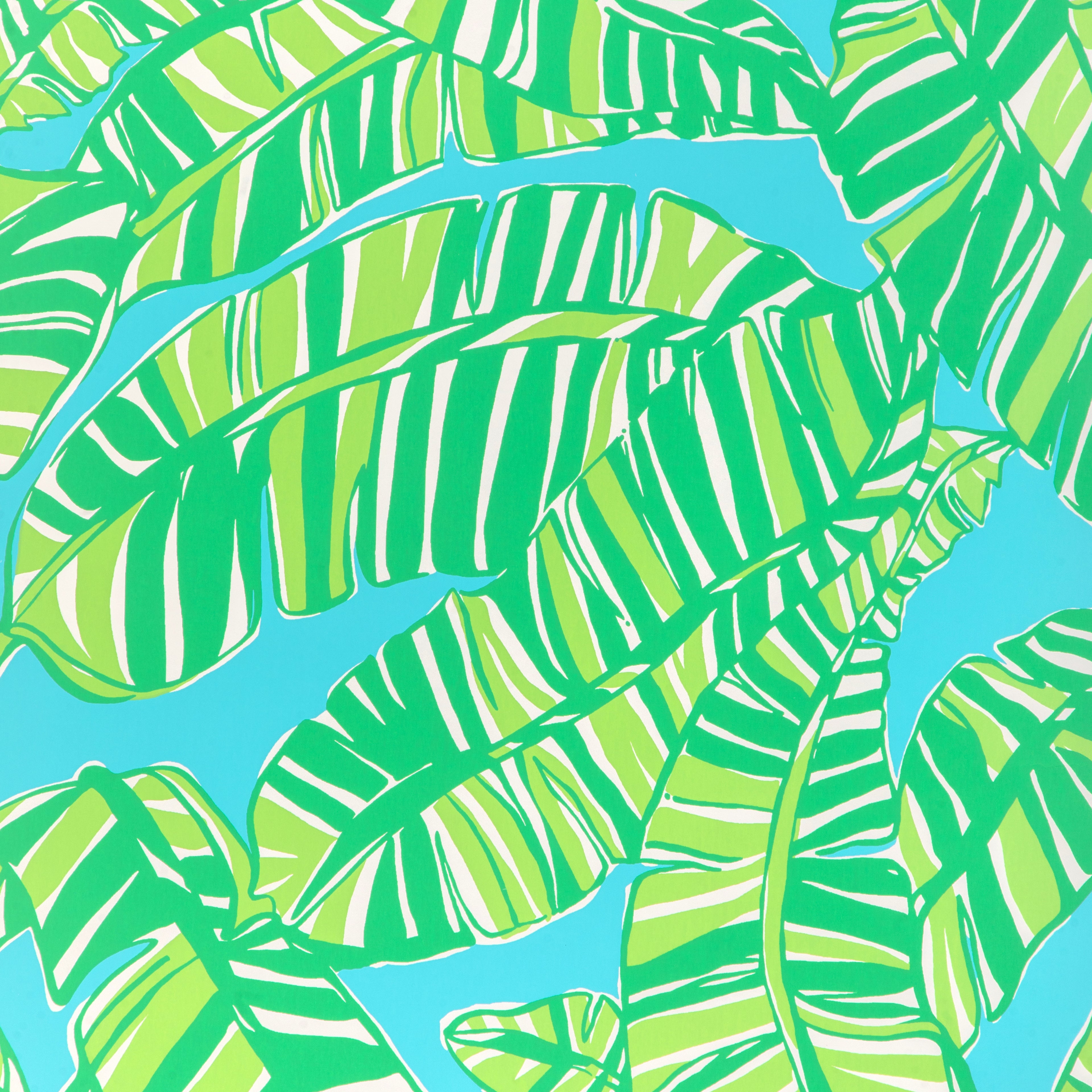 Go Bananas Wallpaper in sea/green color - pattern number P2025111.353.0 - by Lee Jofa in the Lilly Pulitzer III collection