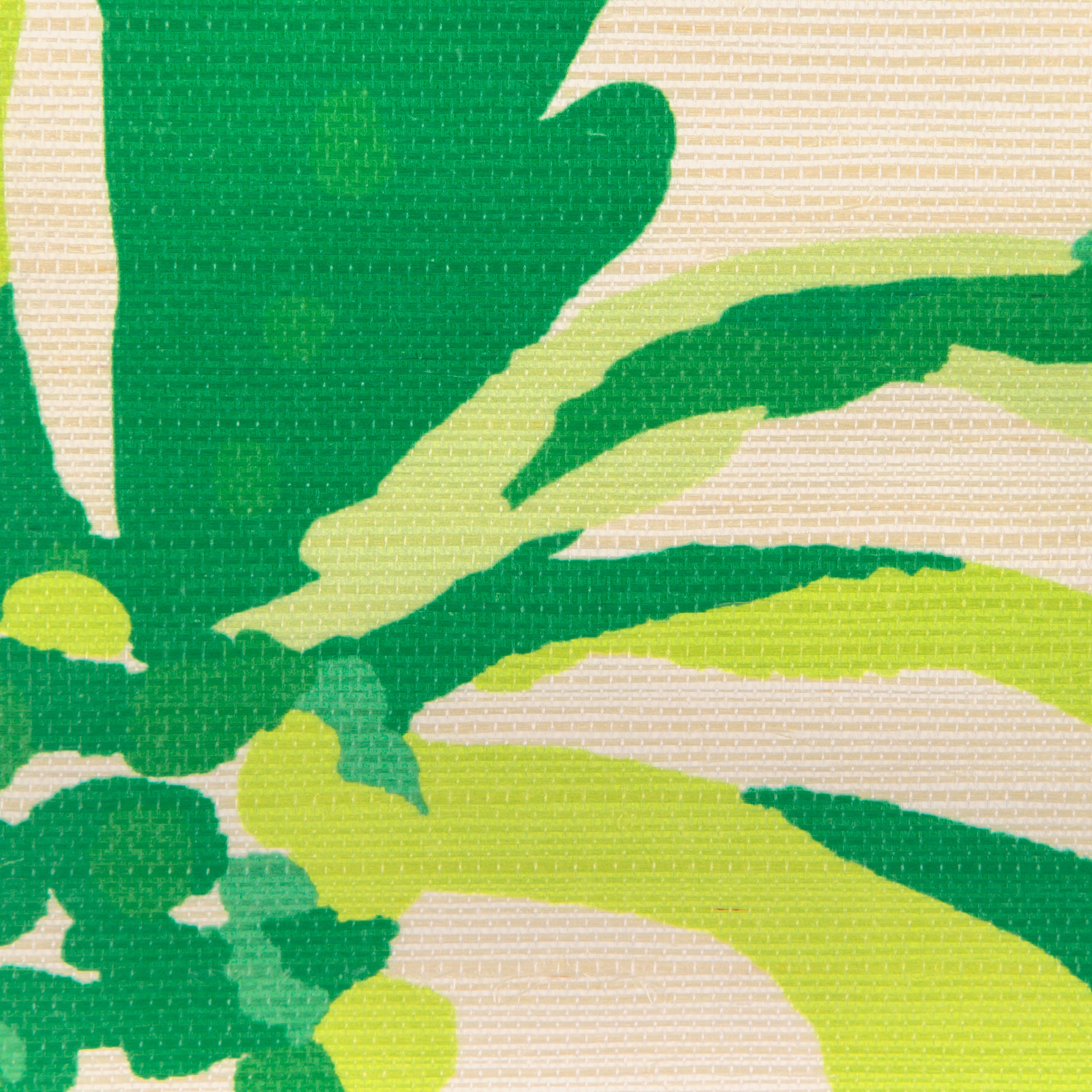 Palms Way 3 Panel Mural in green color - pattern number P2025115.1630.0 - by Lee Jofa in the Lilly Pulitzer III collection