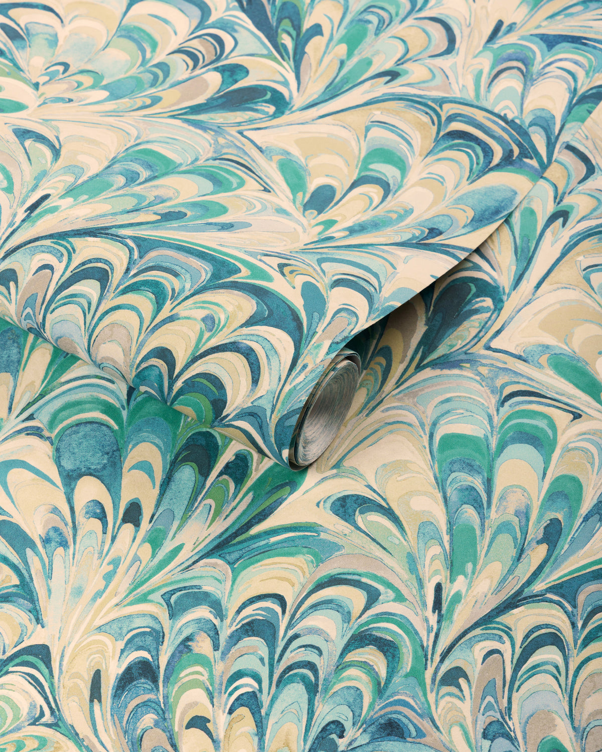 Ellis Wallpaper in Ocean color - pattern number P2025121.355.0 - by Lee Jofa in the Whitley Hall collection