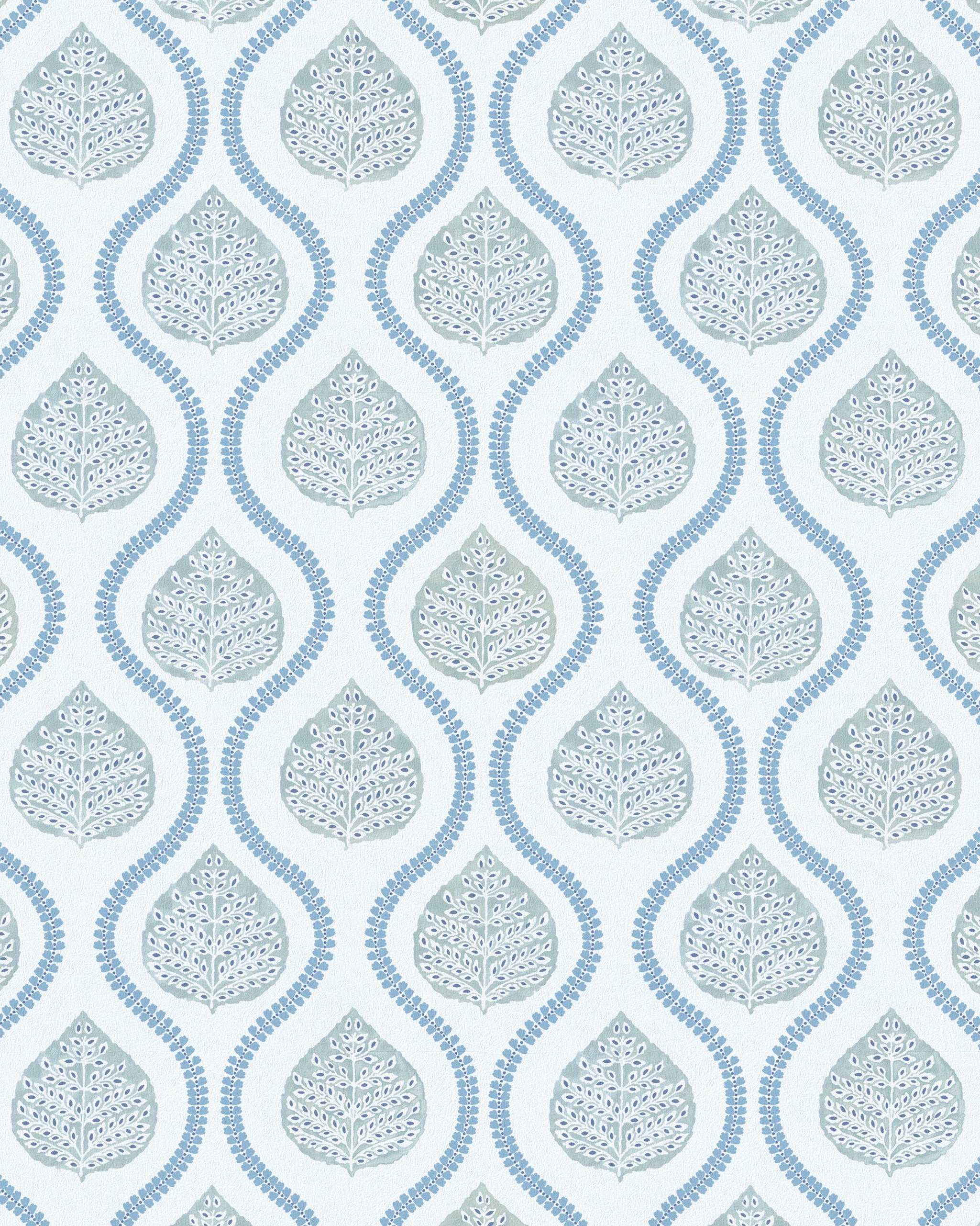 Elsie Paper Wallpaper in teal color - pattern number P2026102A.1313.0 - by Lee Jofa Modern in the Hinton Hill collection