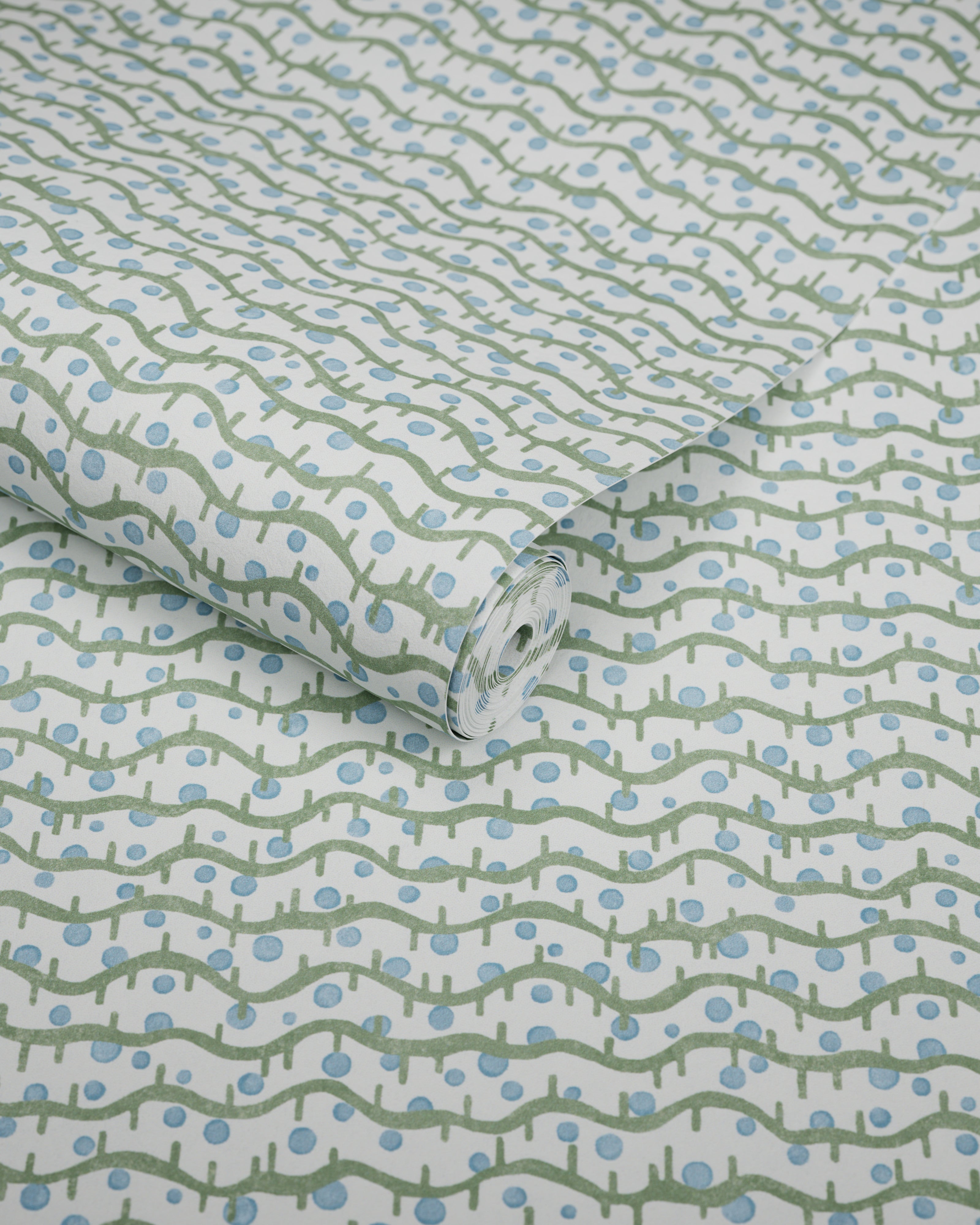 Seedling Wallpaper in leaf color - pattern number P2026105.315.0 - by Lee Jofa in the Gracie Gardens collection