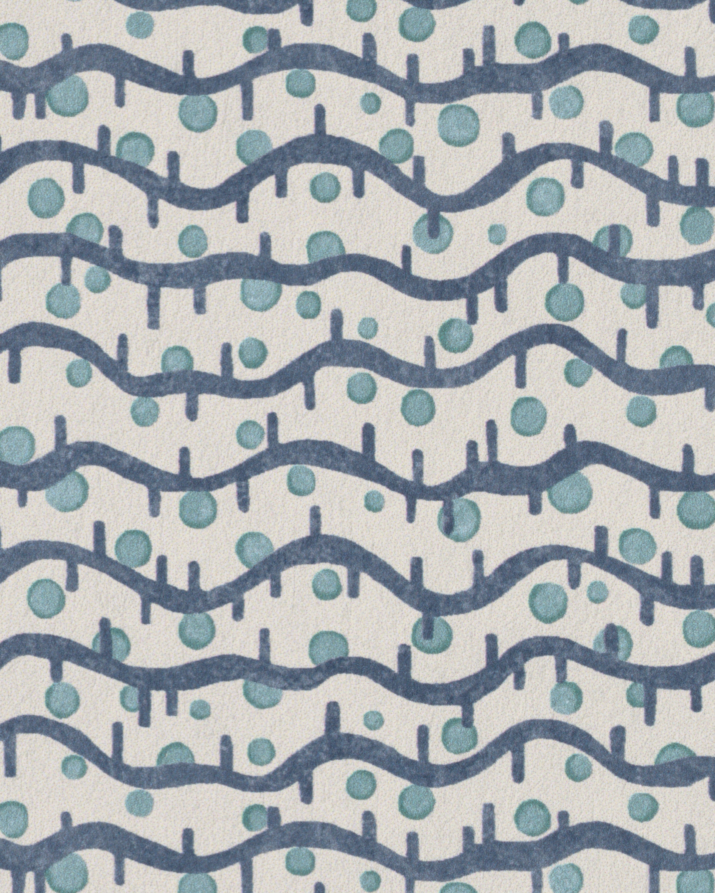 Seedling Wallpaper in ocean color - pattern number P2026105.513.0 - by Lee Jofa in the Gracie Gardens collection