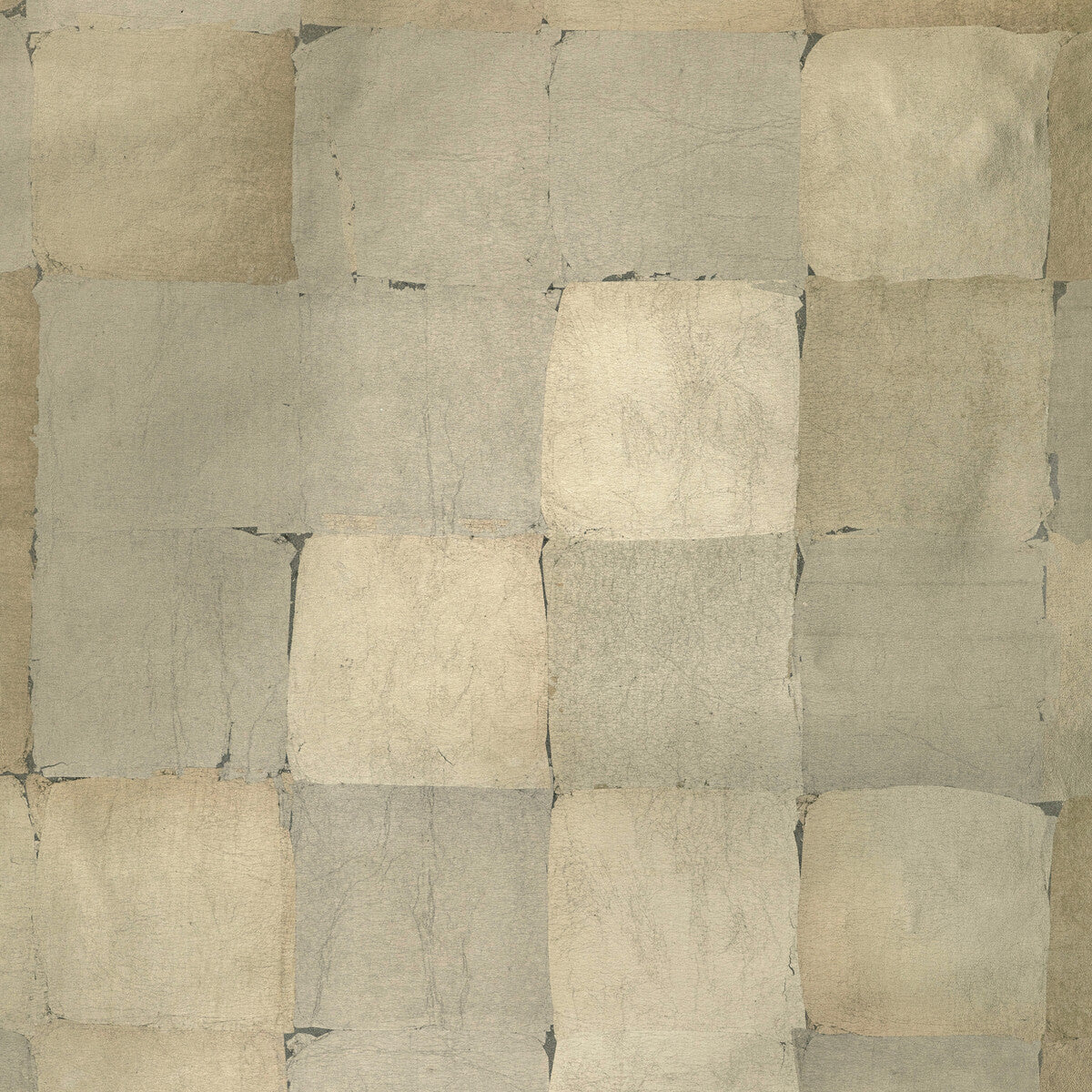 Assay wallpaper in patina color - pattern number P6021109.411.0 - by Donghia in the Donghia I collection