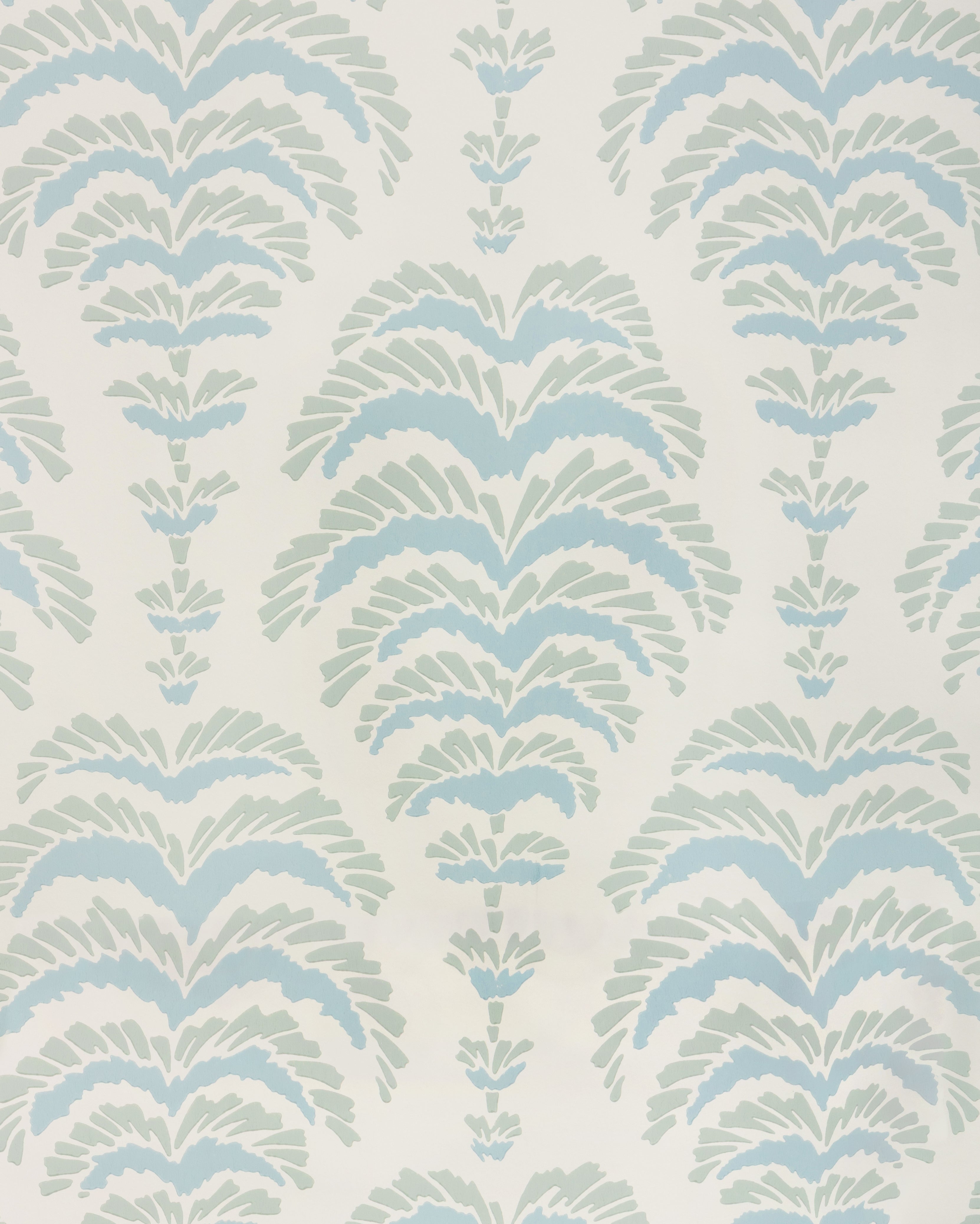 Ponchette Wallpaper in aqua color - pattern number P8025107.13.0 - by Kravet in the Jardin De Maclot collection