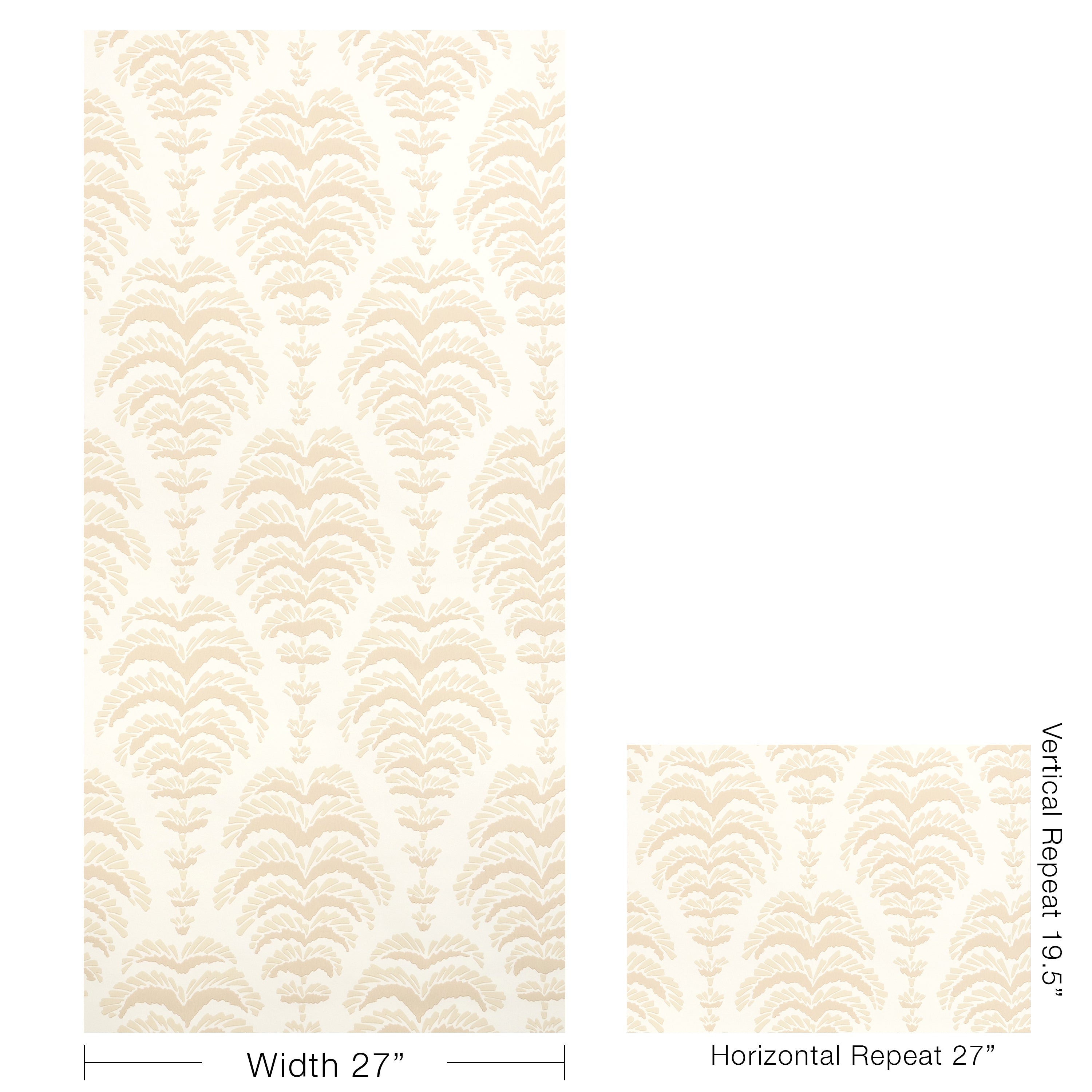 Ponchette Wallpaper in beige color - pattern number P8025107.16.0 - by Kravet in the Jardin De Maclot collection