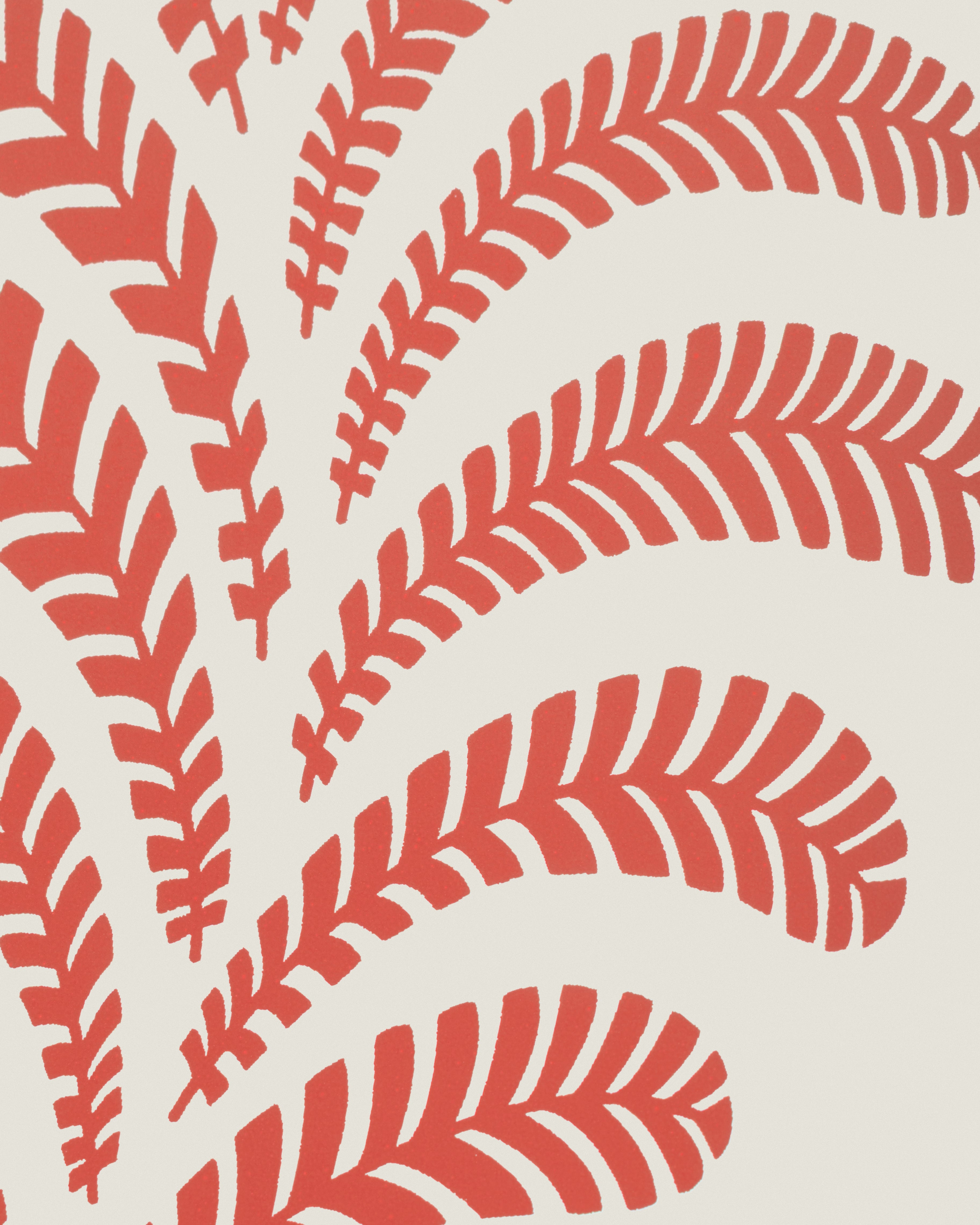 Vezere Wallpaper in red color - pattern number P8025112.19.0 - by Kravet in the Jardin De Maclot collection