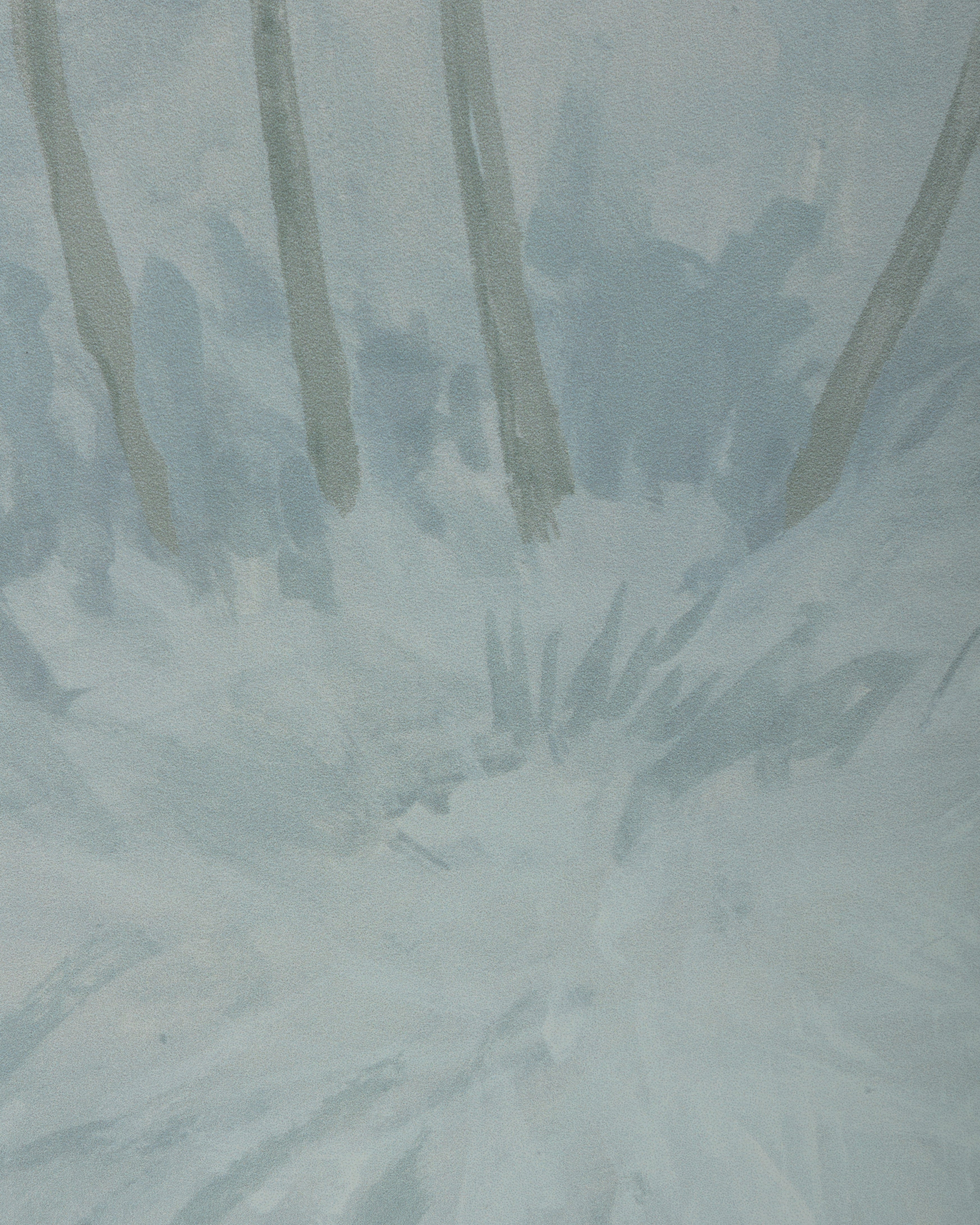 Arbres 3 Panel Mural in blue color - pattern number P8026105.511.0 - by Brunschwig and Fils in the Les Paysages Murals collection