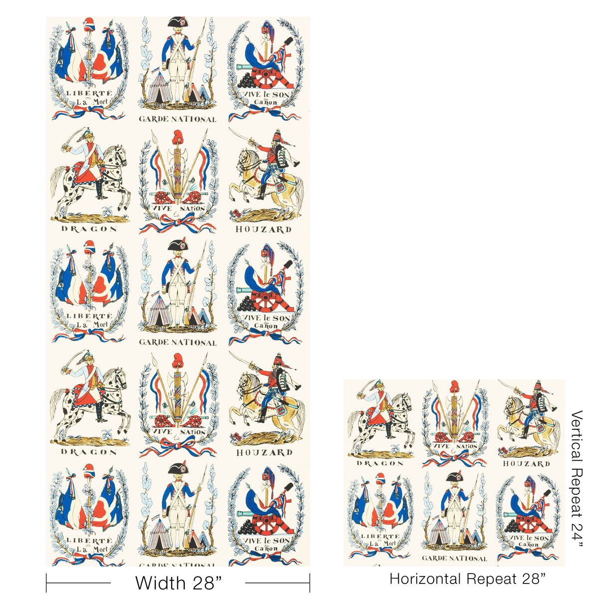 New Battle Of Valmy Wallpaper in Classic color - pattern number P8026111.195.0 - by Brunschwig and Fils in the Volume 61 collection