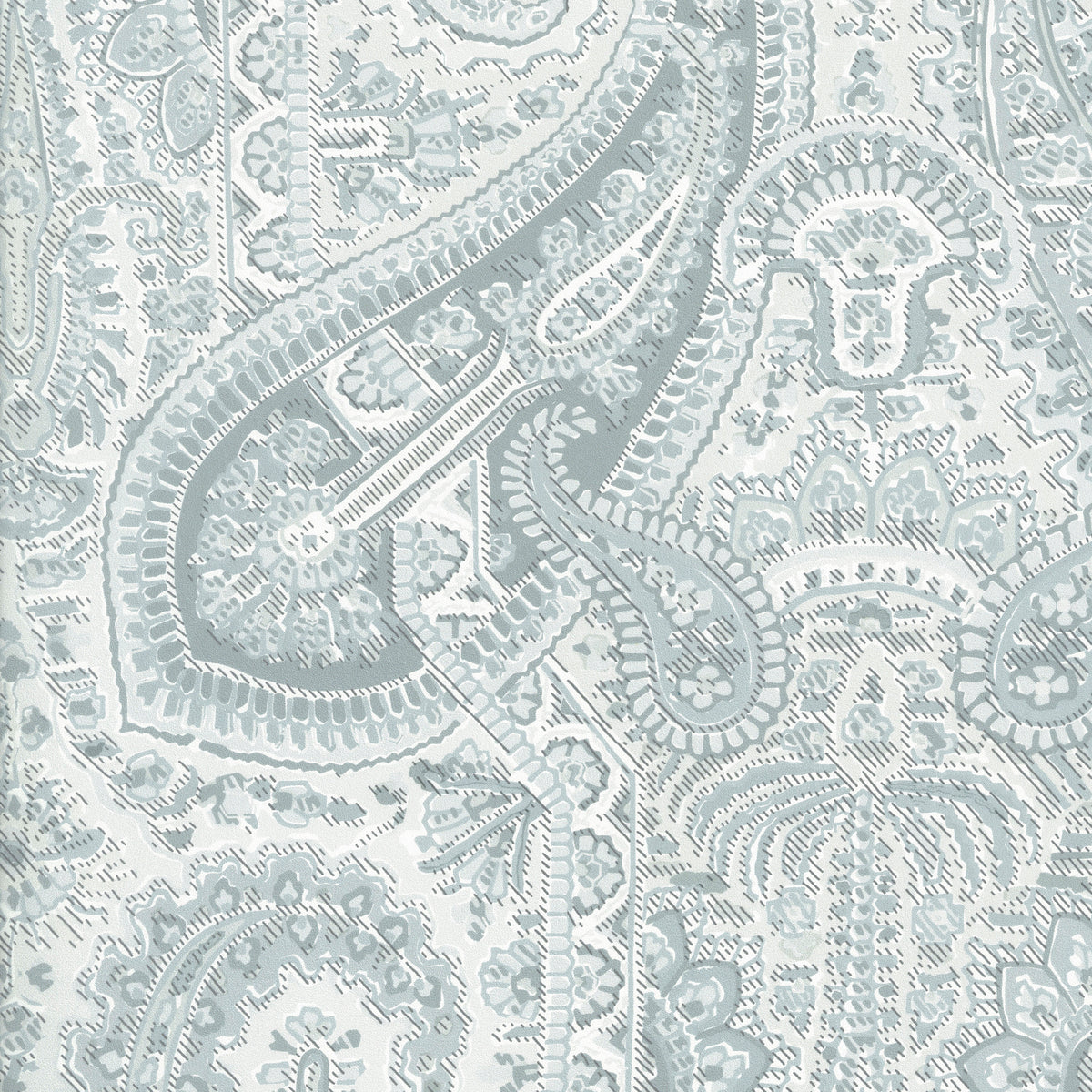 Leighton Wallpaper in Mist color - pattern number PBFC-3534.511.0 - by Lee Jofa in the Blithfield Leighton collection