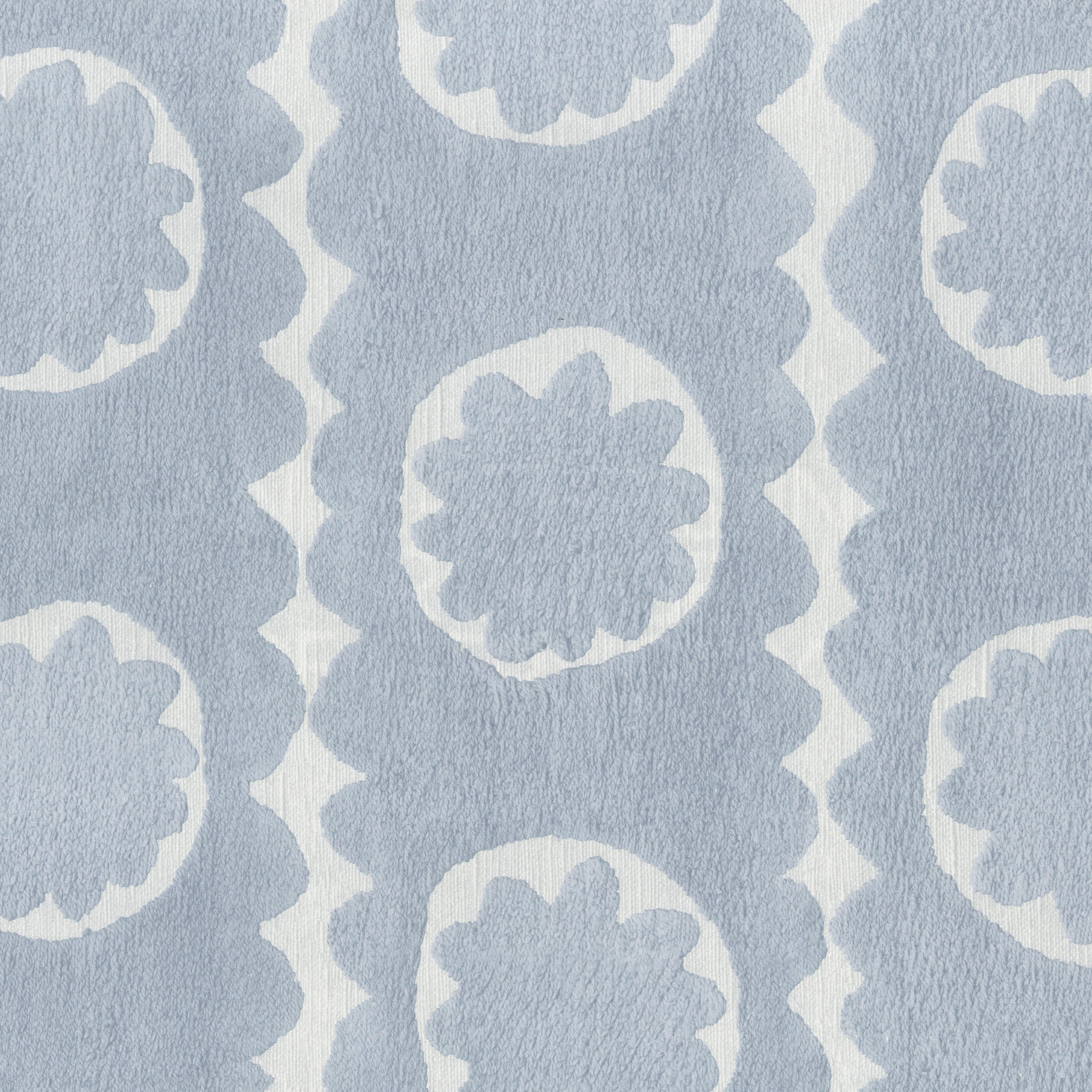 Oscar Wallpaper in Blue color - pattern number PBFC-3535.15.0 - by Lee Jofa in the Blithfield Leighton collection