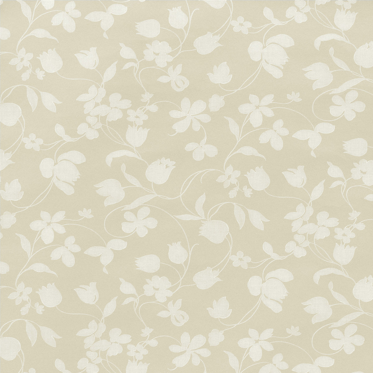 Mayfield Wallpaper in White color - pattern number PBFC-3536.161.0 - by Lee Jofa in the Blithfield Leighton collection