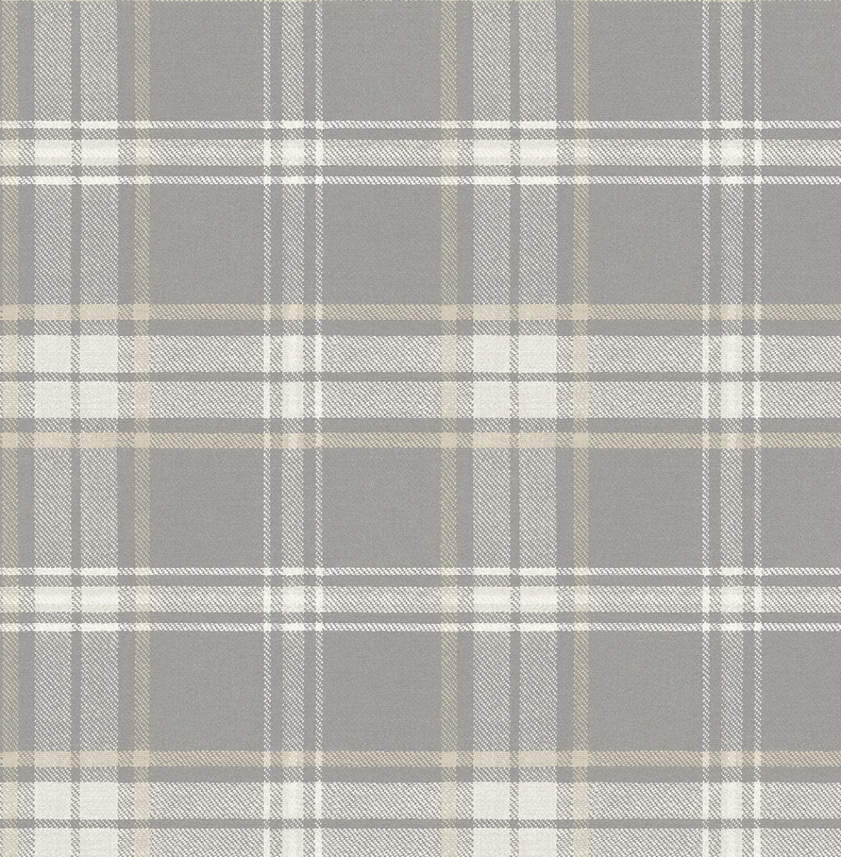 Dellabrooke Plaid wallpaper in daydream grey color - pattern number PR13408 - by Seabrook in the Seabrook Prepasted Wallpaper Assortment collection