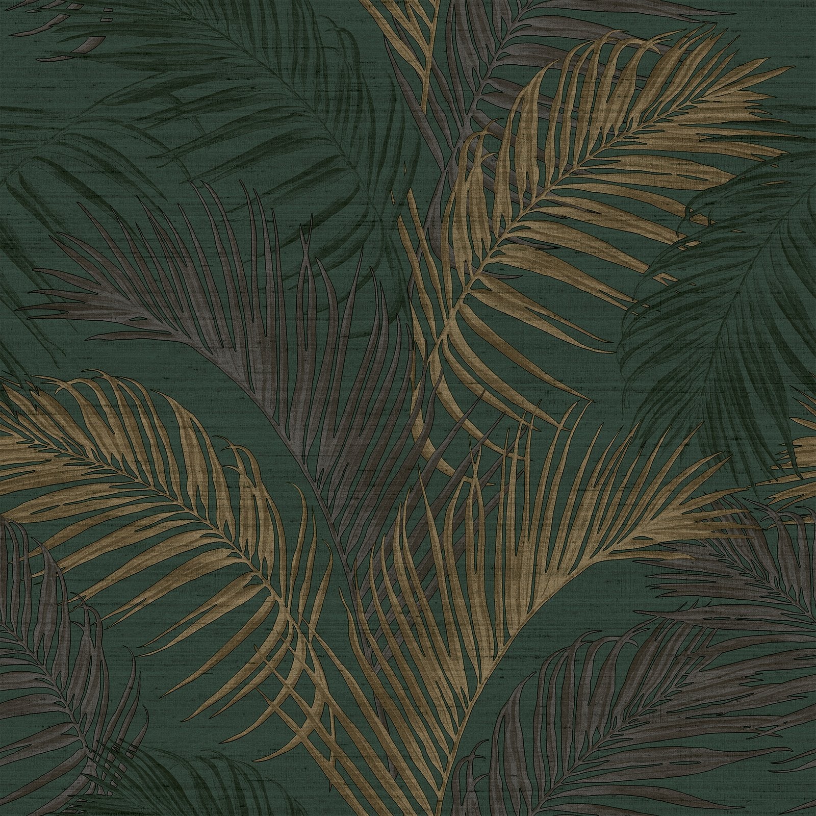 Tree Leaf wallpaper in green color - pattern number PS33317 - by Galerie in the Synergy collection