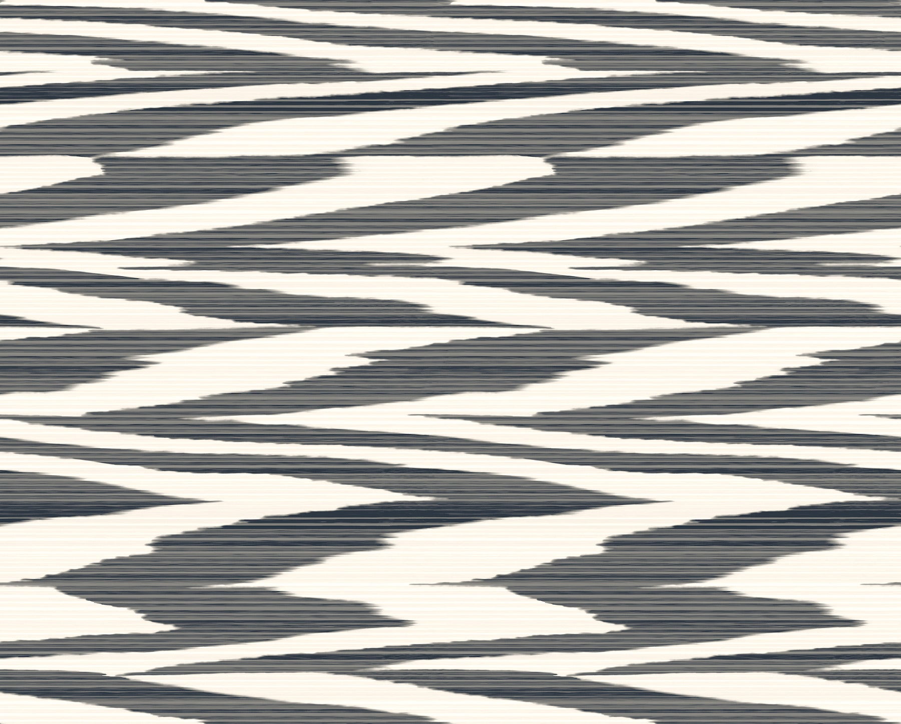 Flamed Zig Zag Peel and Stick wallpaper in black color - pattern number PSW1645RL - by York in the Missoni Peel and Stick Wallpaper collection