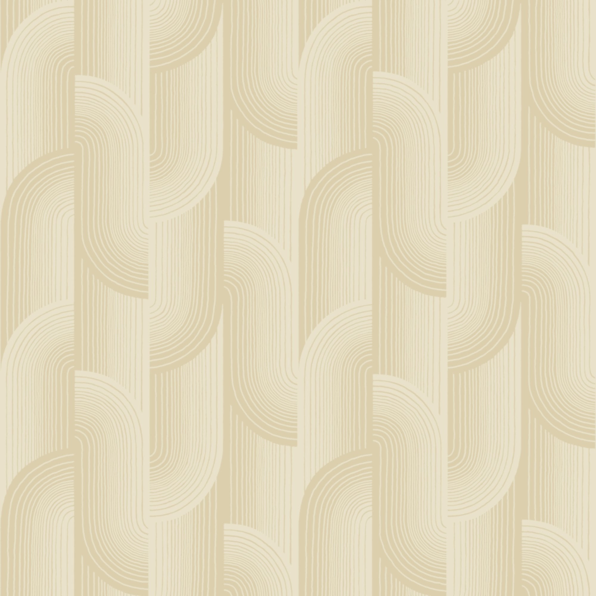 Geometric All-over Wallpaper in beige color - pattern number PW3105 - by Grandeco in the Precious Weaves collection