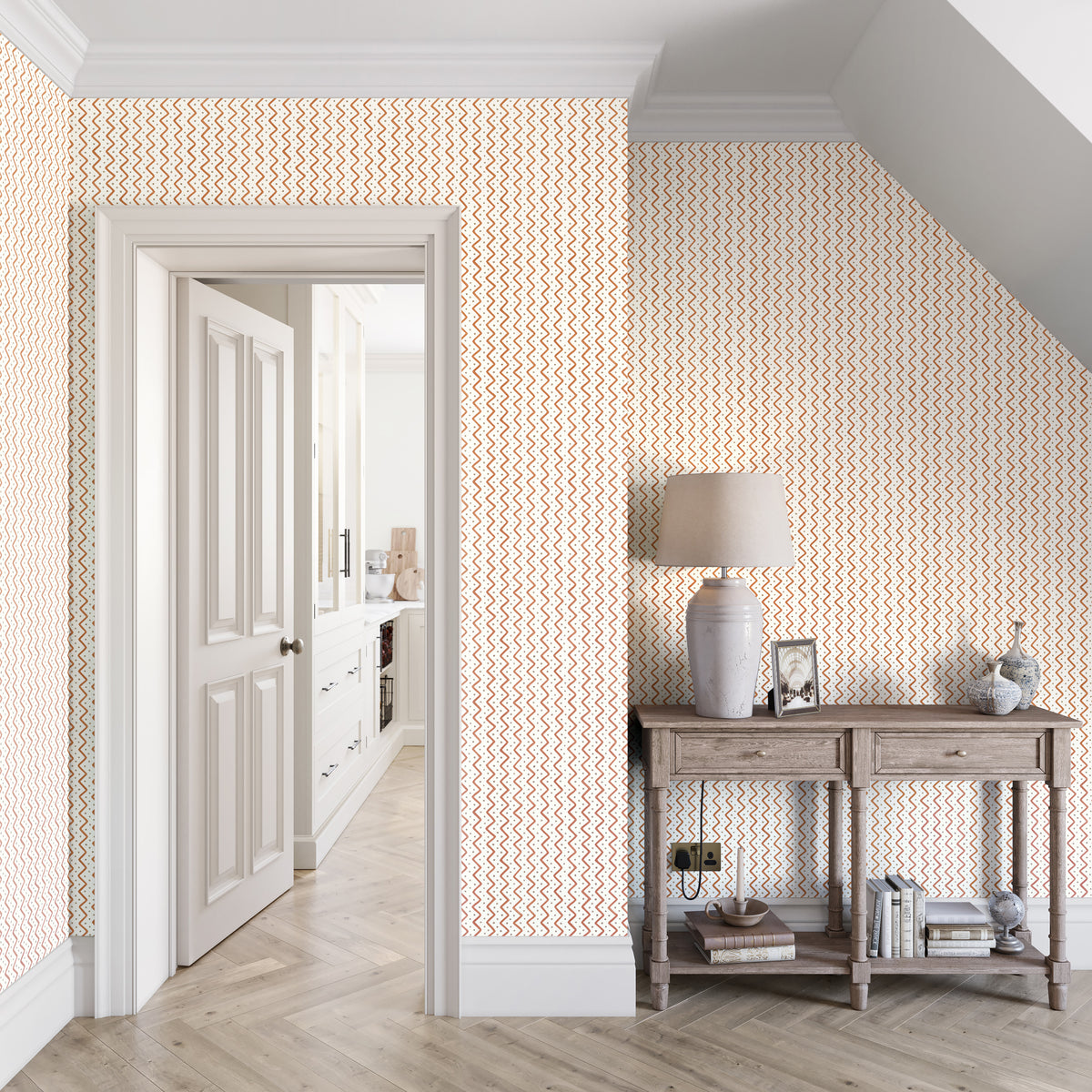 Azmi Wallpaper in Ginger color - pattern number PWC100003.12.0 - by The Pure Edit in the Sustainable Wallcovering collection