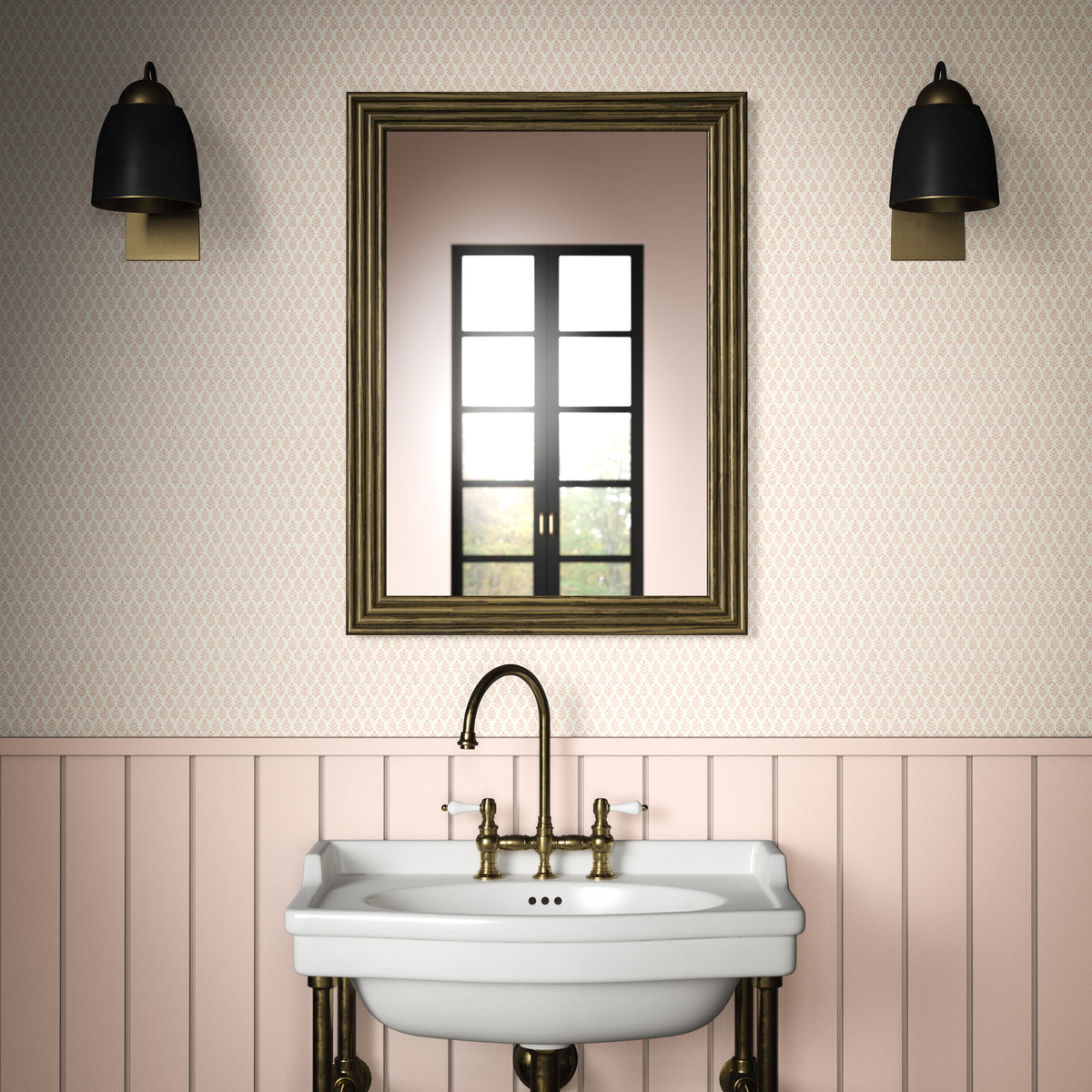 Folia Wallpaper in Rose color - pattern number PWC100007.7.0 - by The Pure Edit in the Sustainable Wallcovering collection