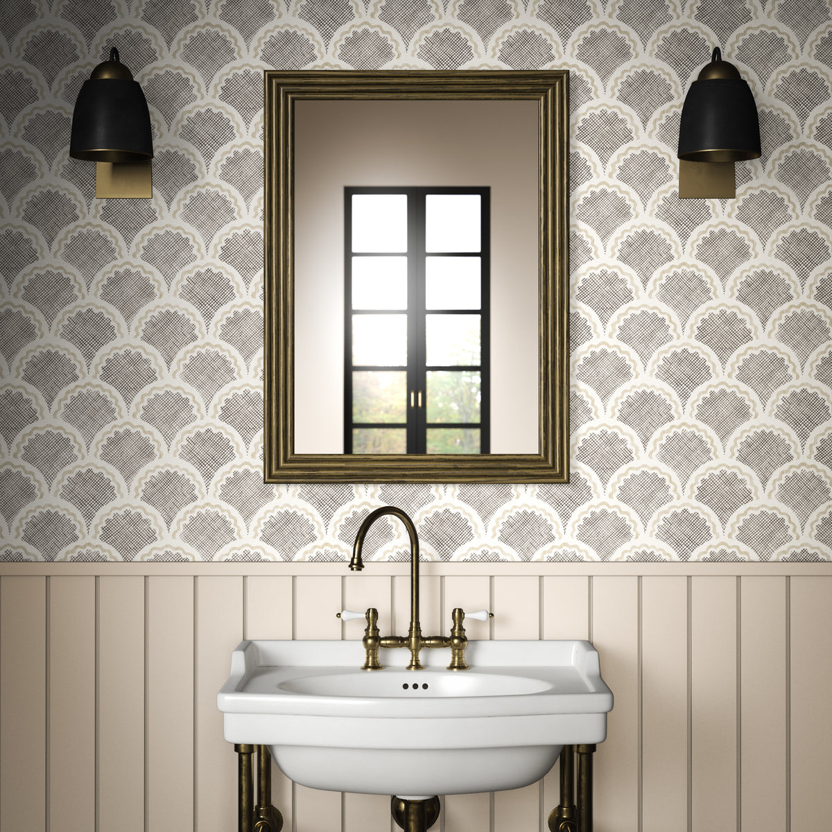 Moussine Wallpaper in Charcoal color - pattern number PWC100015.8106.0 - by The Pure Edit in the Sustainable Wallcovering collection