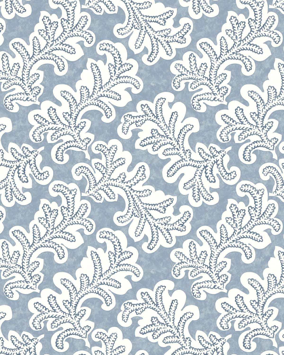 Odila Wallpaper in Denim color - pattern number PWC100017.5.0 - by The Pure Edit in the Sustainable Wallcovering collection