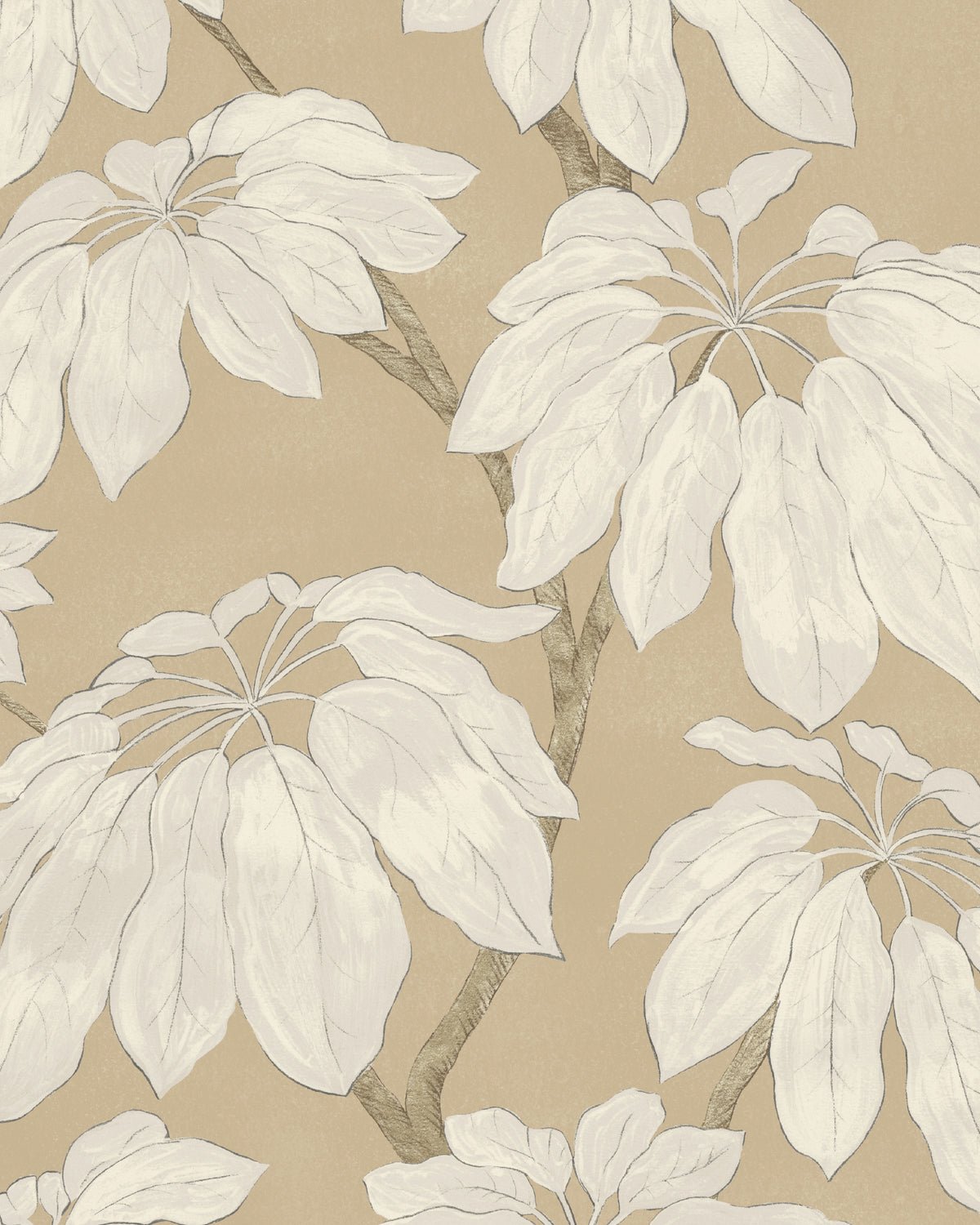 Pondicherry Wallpaper in Linen color - pattern number PWC100019.16.0 - by The Pure Edit in the Sustainable Wallcovering collection