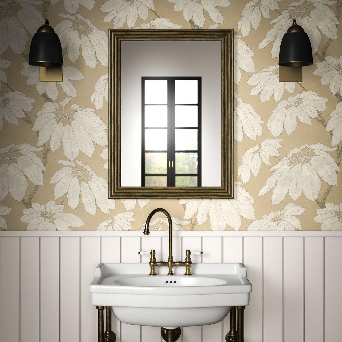 Pondicherry Wallpaper in Linen color - pattern number PWC100019.16.0 - by The Pure Edit in the Sustainable Wallcovering collection