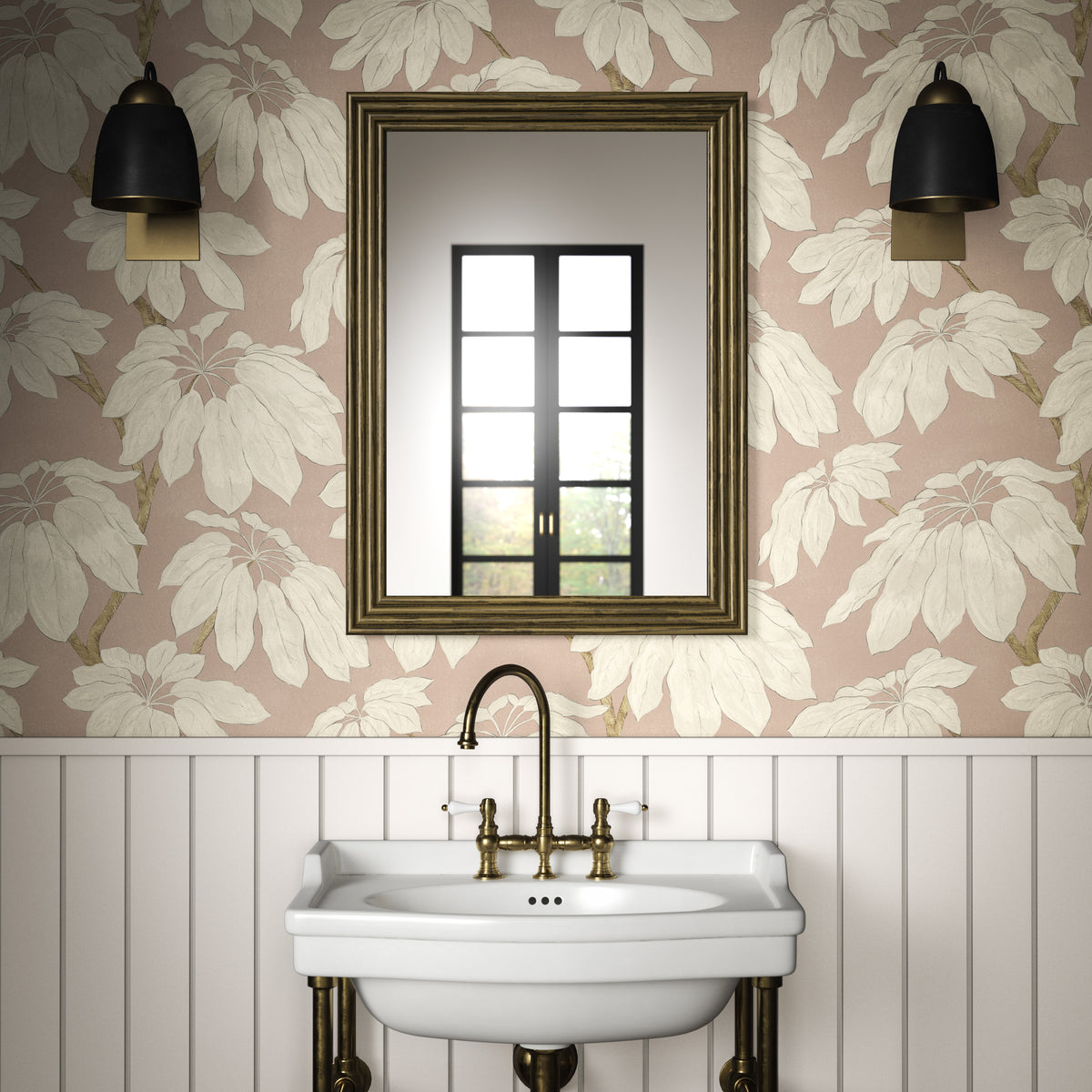 Pondicherry Wallpaper in Old Rose color - pattern number PWC100019.711.0 - by The Pure Edit in the Sustainable Wallcovering collection