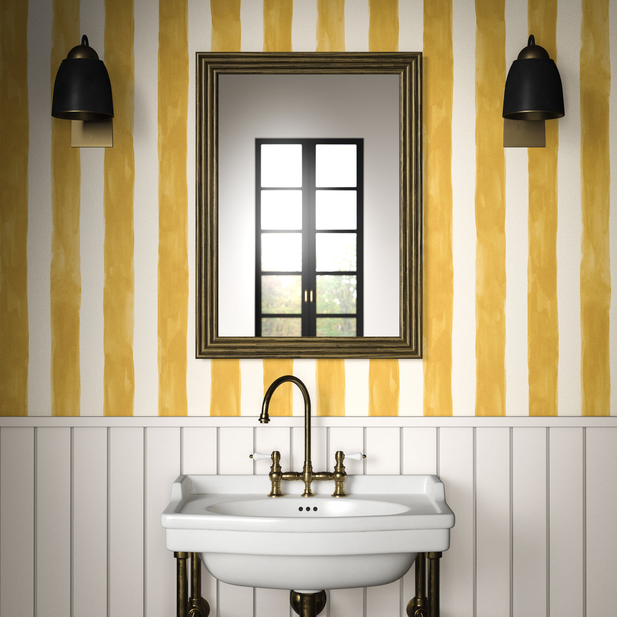Tassa Grande Wallpaper in Gold color - pattern number PWC100023.4.0 - by The Pure Edit in the Sustainable Wallcovering collection