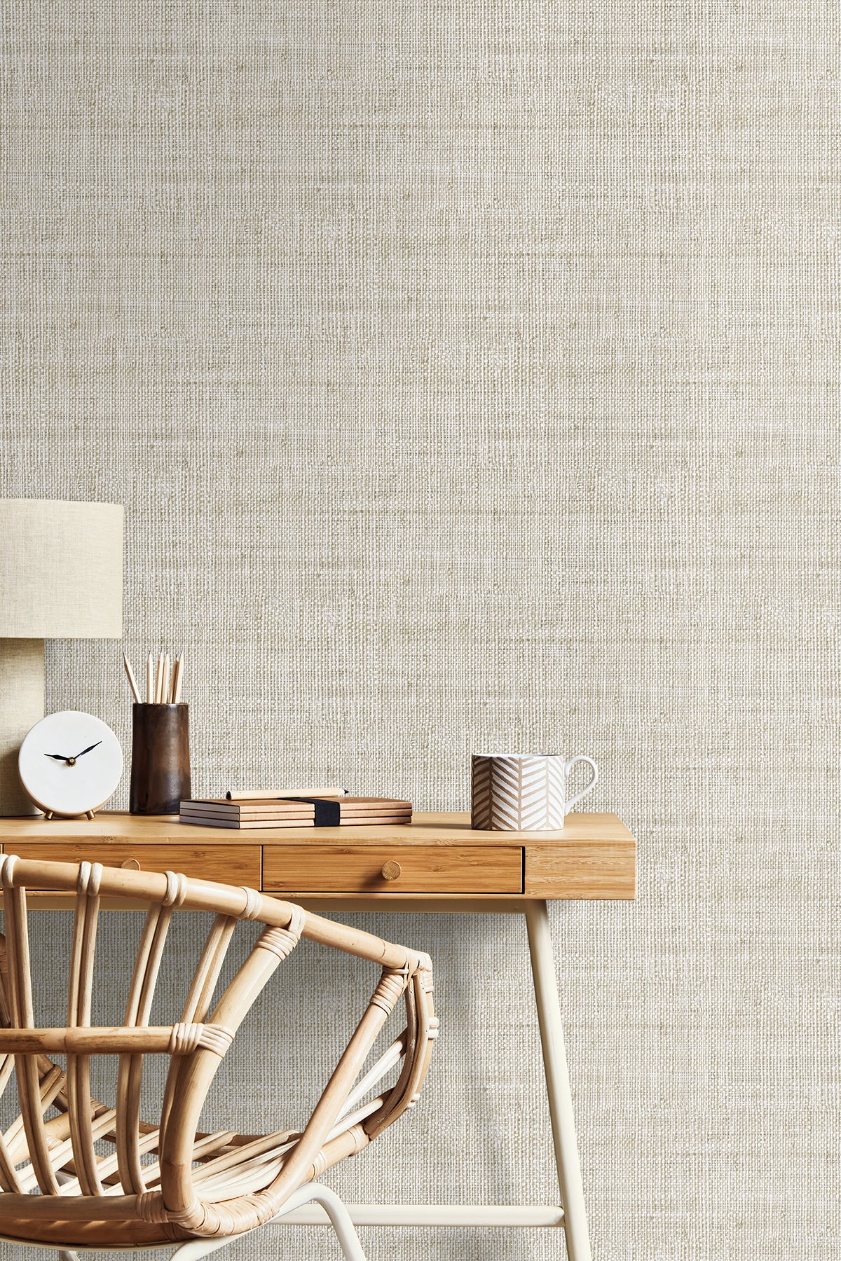 Wild Bind wallpaper in foam color - pattern number RA40313 - by Seabrook in the Raffia collection