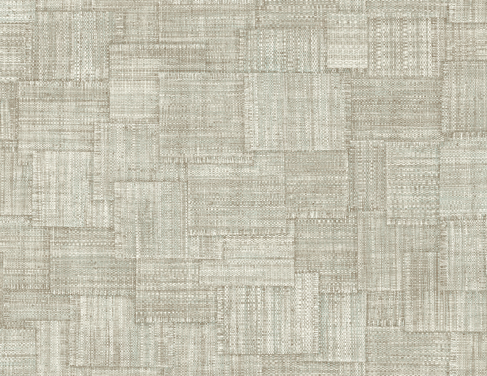 Woven Blocks wallpaper in smoke color - pattern number RA41708 - by Seabrook in the Raffia collection