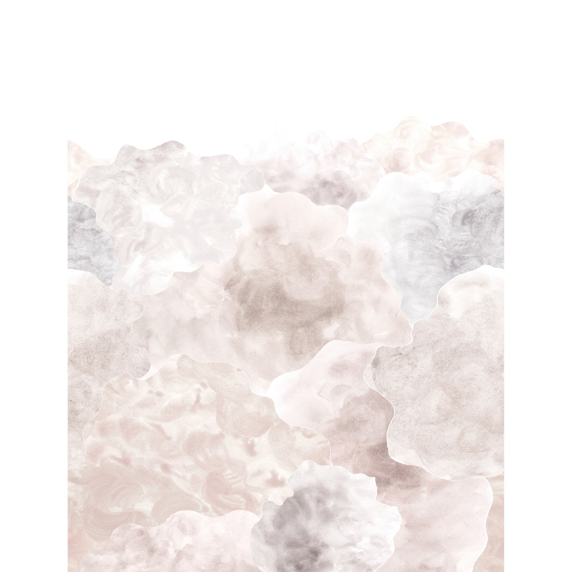 Heaven 4 Panel Mural in pink color - pattern number RB315 - by Grandeco in the Day Dreamers collection