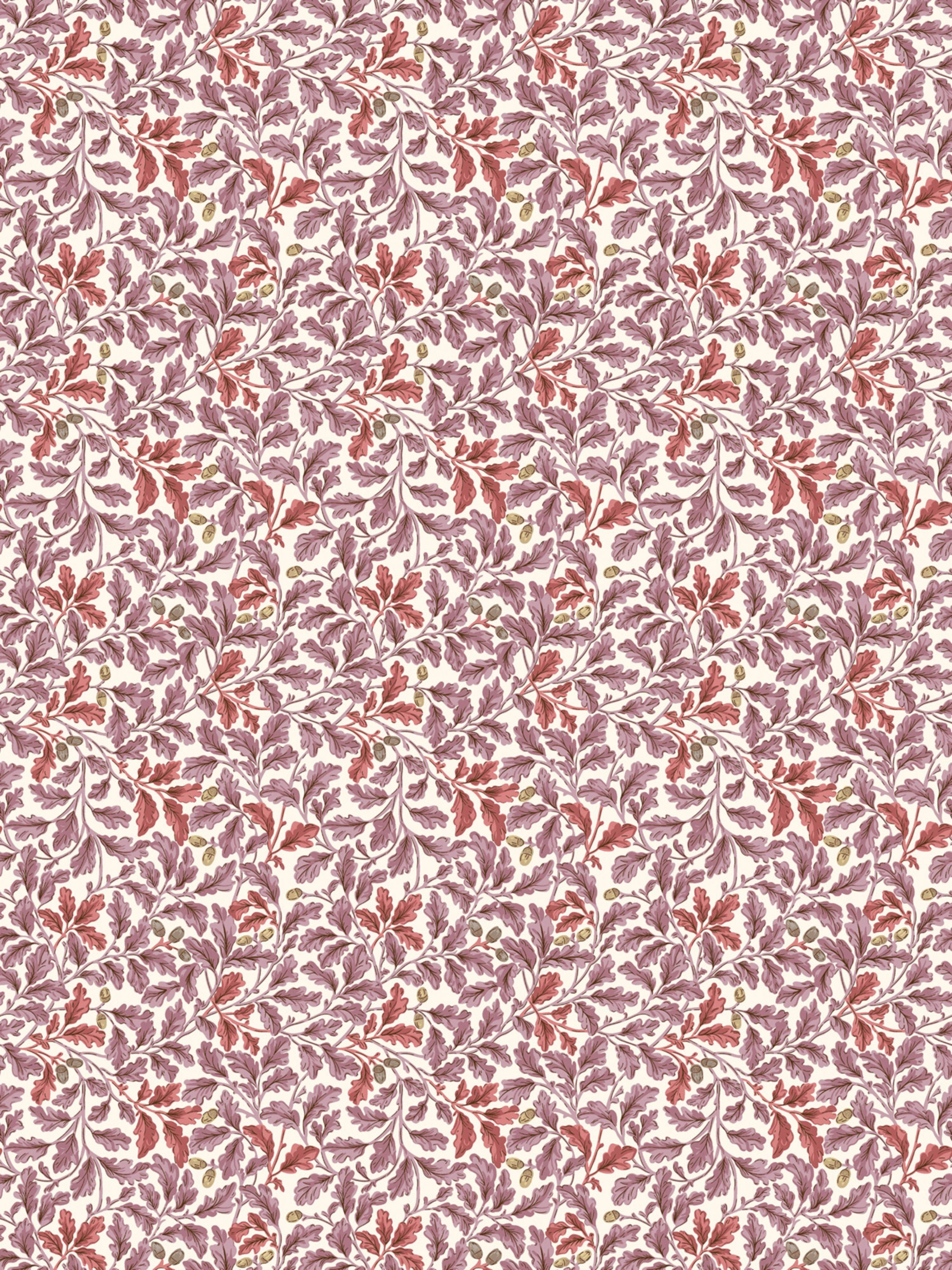 Oaktree wallpaper in berry color - pattern number SC WP16089D0003 - by Scalamandre in the collection