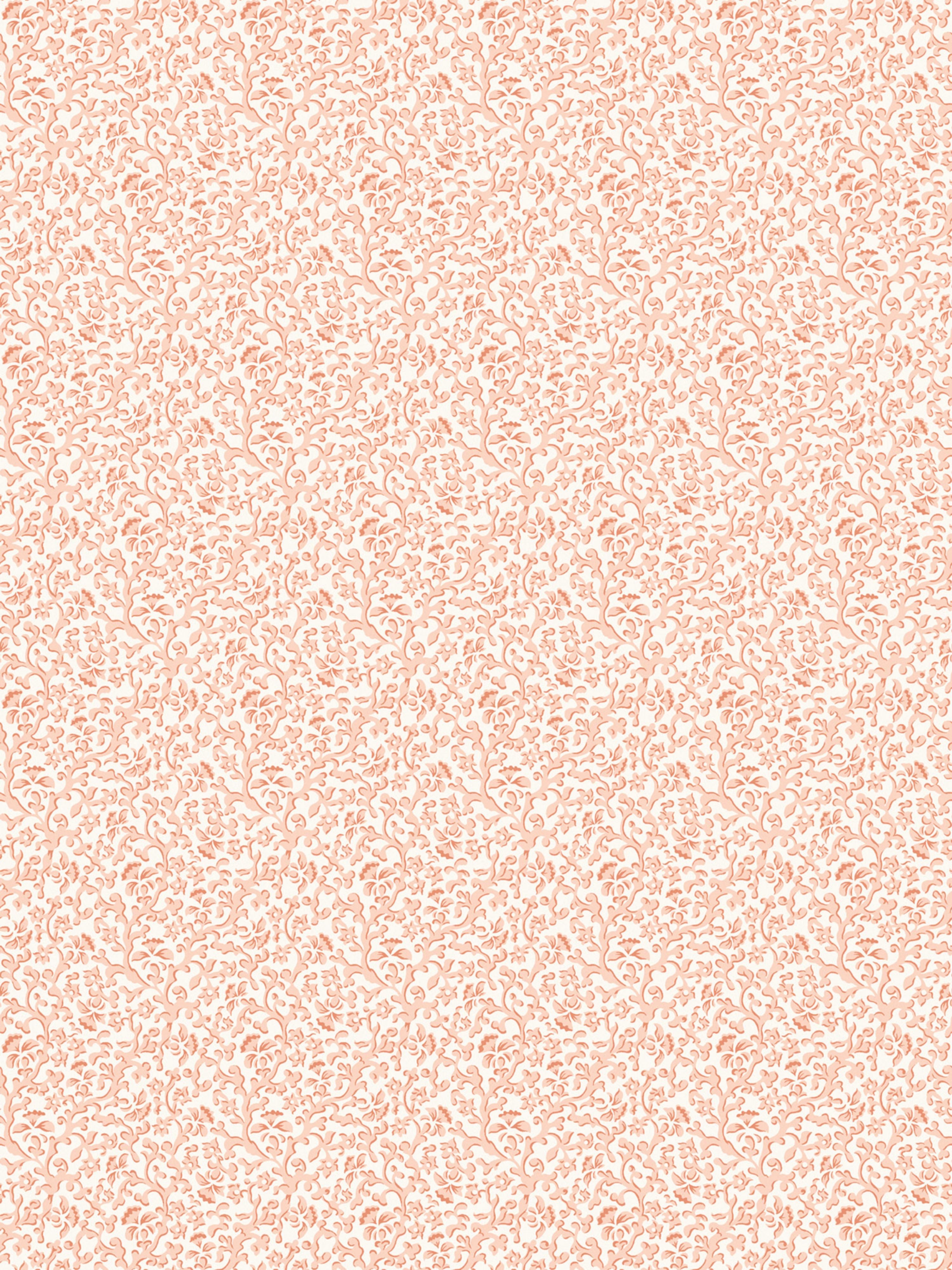 Bandbox wallpaper in peach color - pattern number SC WP88087D0003 - by Scalamandre in the collection
