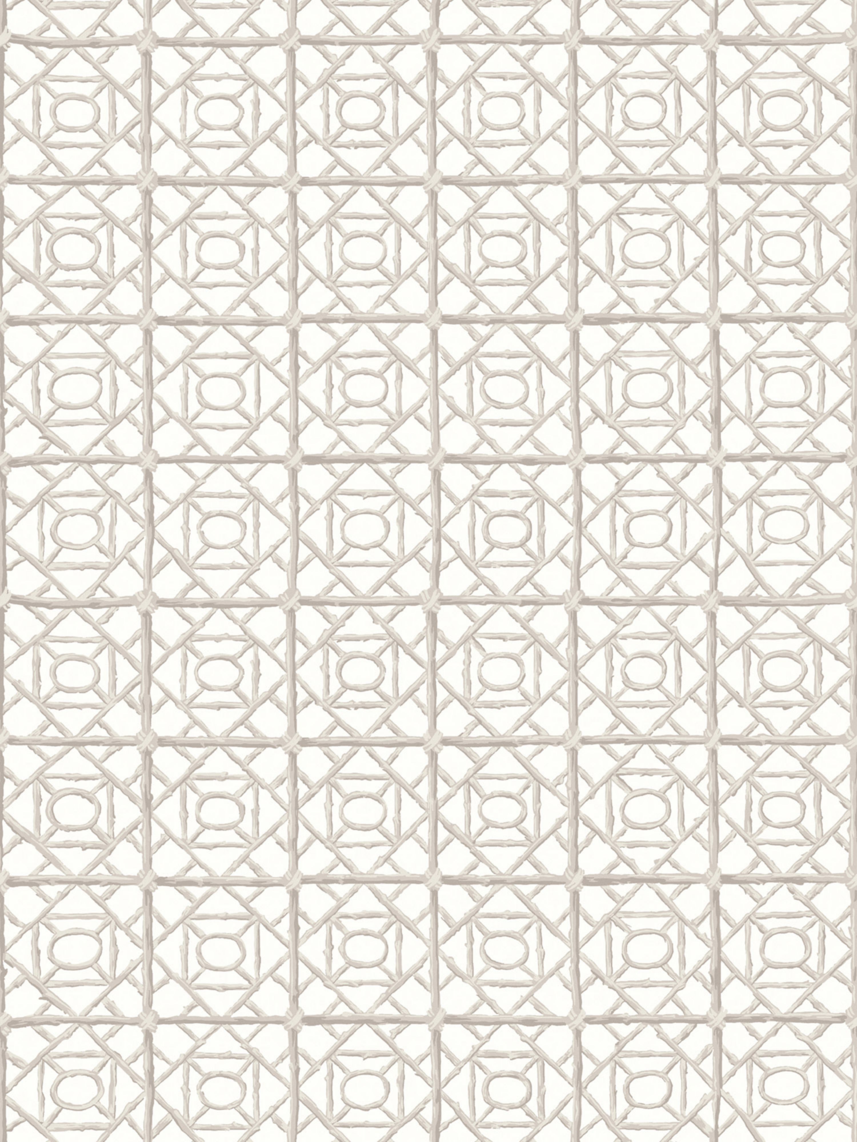 Ormond Fret wallpaper in oyster color - pattern number SC WP88613D0001 - by Scalamandre in the collection
