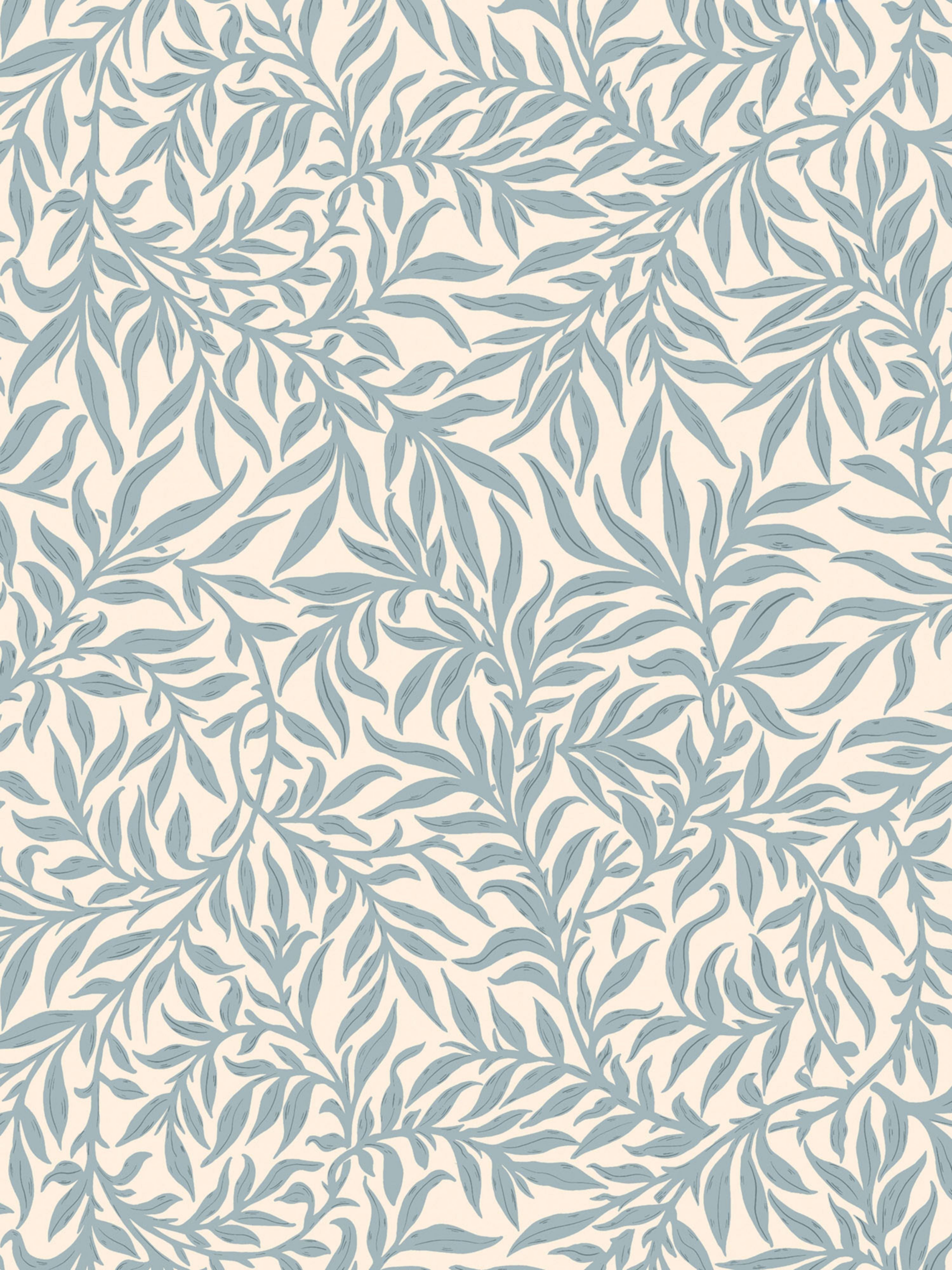 Willow wallpaper in misty blue color - pattern number SC WP88614D0006 - by Scalamandre in the collection