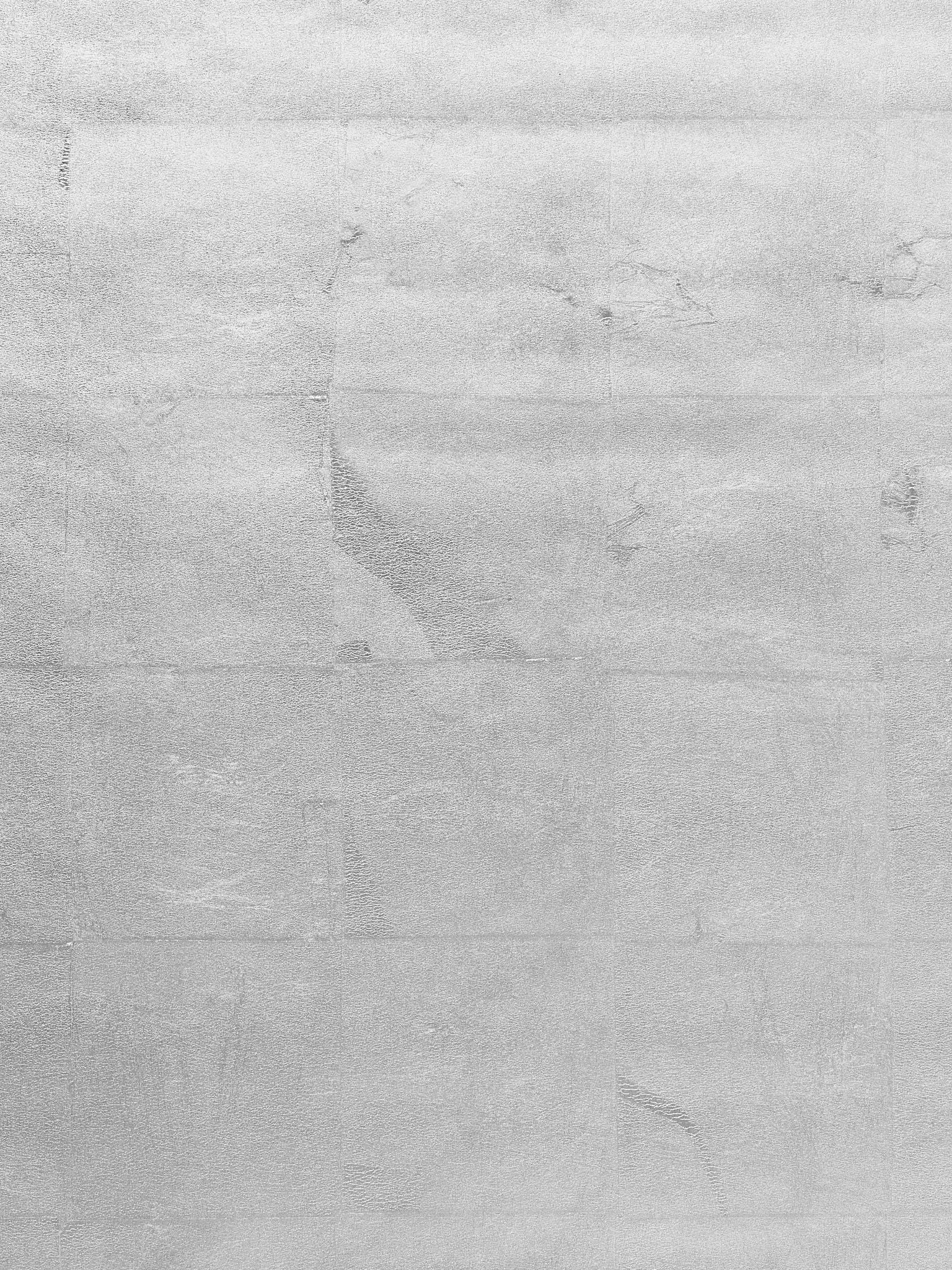 Silver Leaf fabric in silver metal color - pattern number SC 0001WP88335 - by Scalamandre in the collection