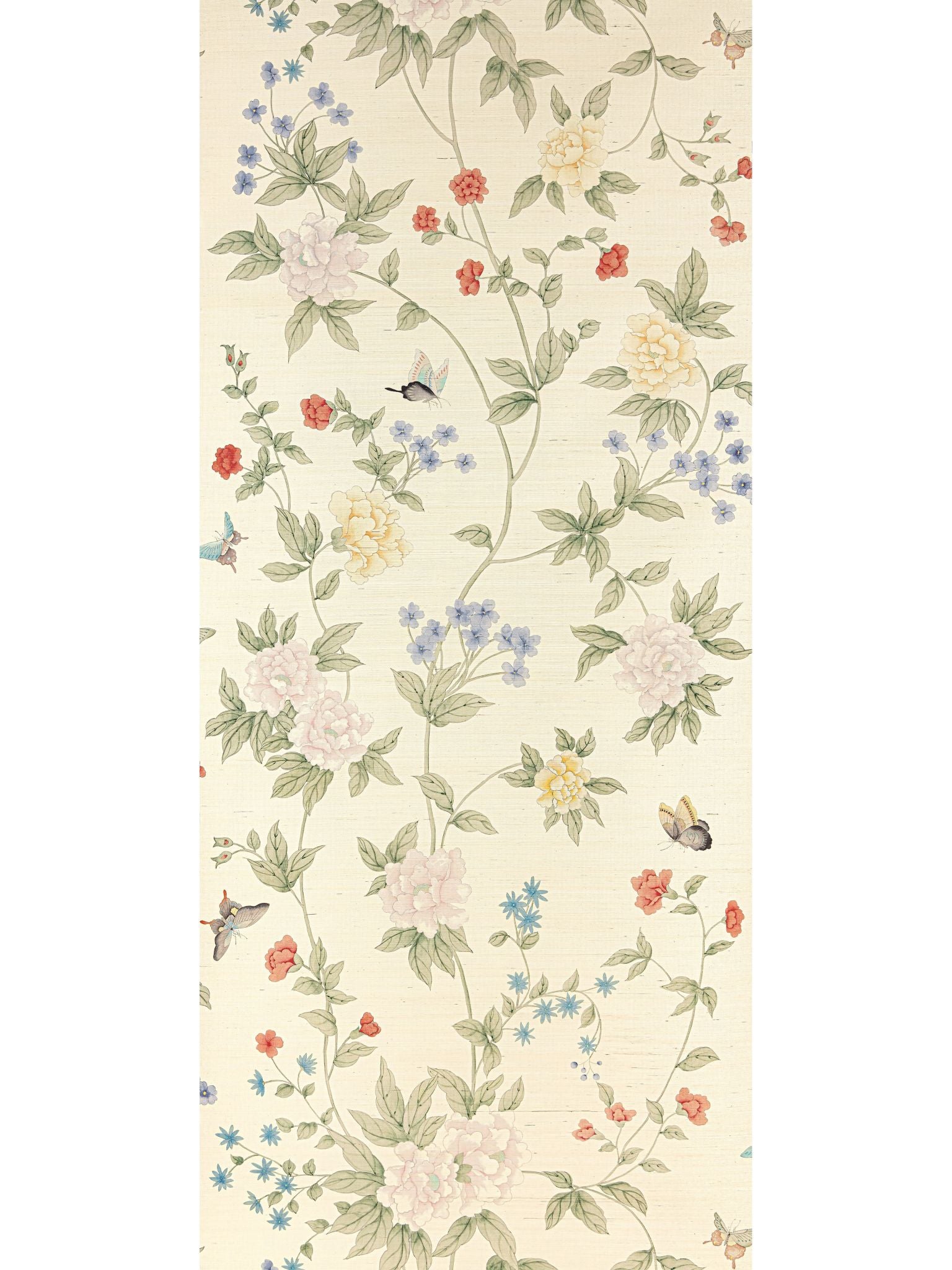 Luoyang Garden Sisal fabric in document color - pattern number SC 0001WP88382 - by Scalamandre in the collection