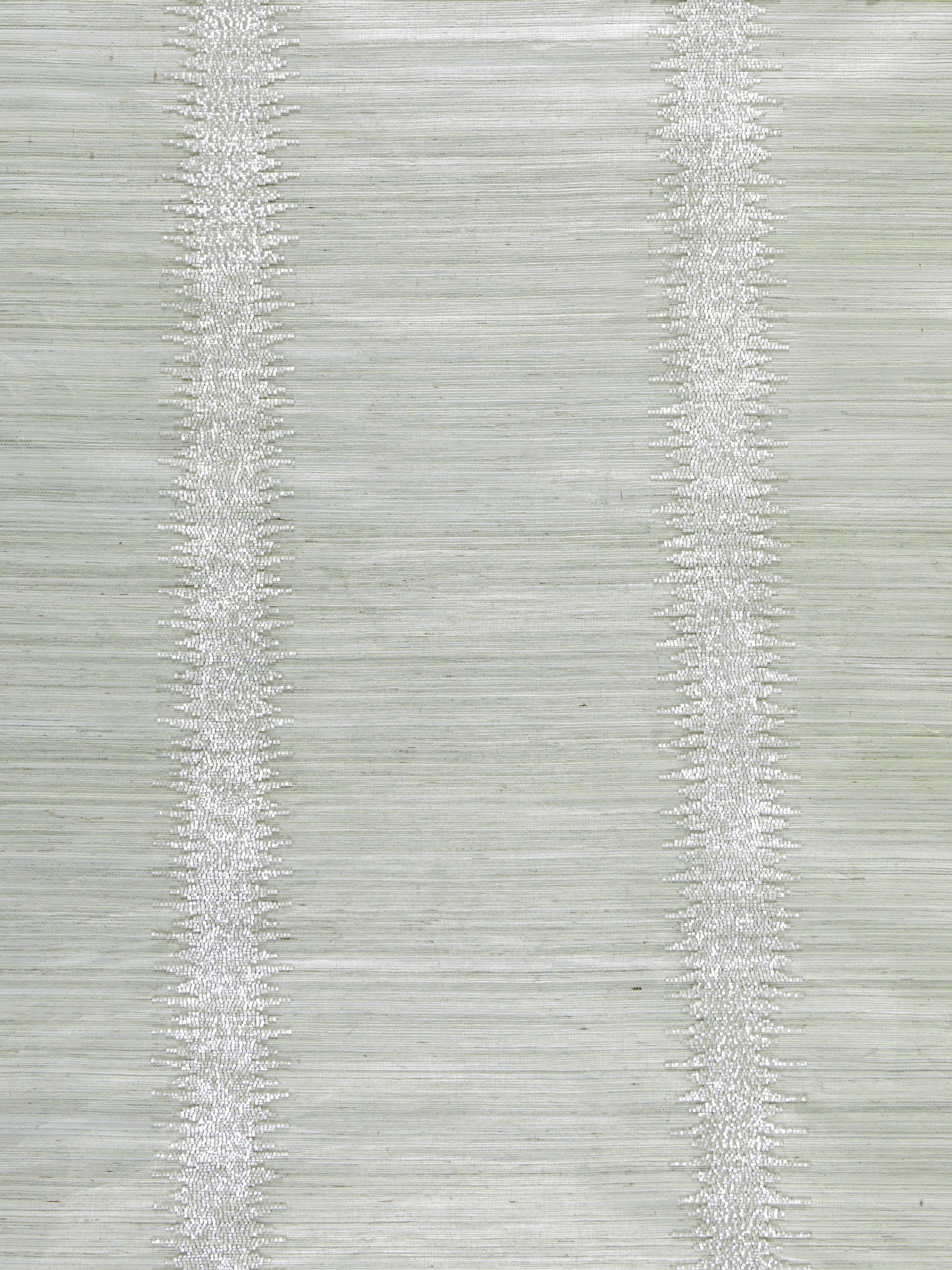 Veronica Beaded Grasscloth wallpaper in glacier color - pattern number SC 0001WP88386 - by Scalamandre in the collection