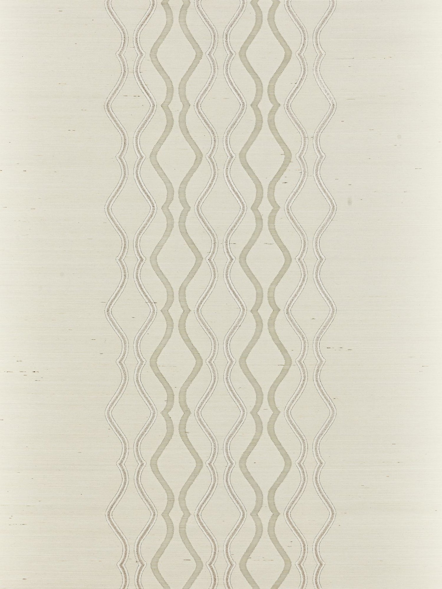 Valentina Embellished Sisal fabric in frost color - pattern number SC 0001WP88447 - by Scalamandre in the  collection
