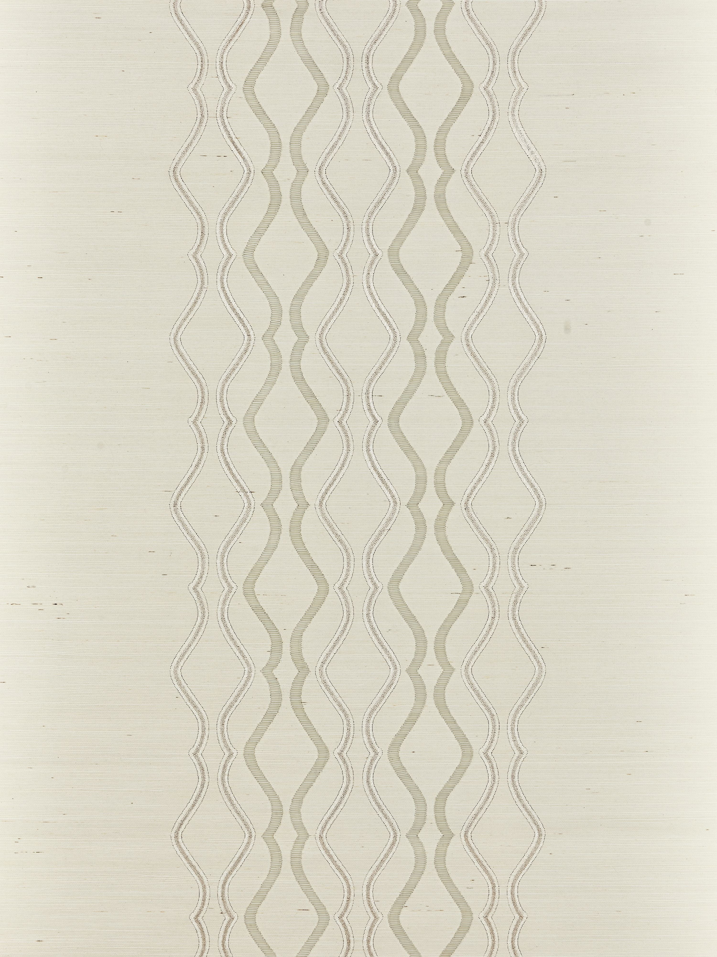 Valentina Embellished Sisal wallpaper in frost color - pattern number SC 0001WP88447 - by Scalamandre in the collection