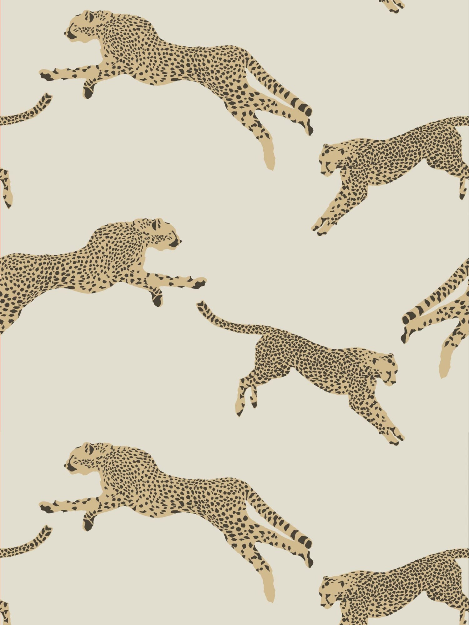 Leaping Cheetah fabric in dune color - pattern number SC 0001WP88449D - by Scalamandre in the  collection