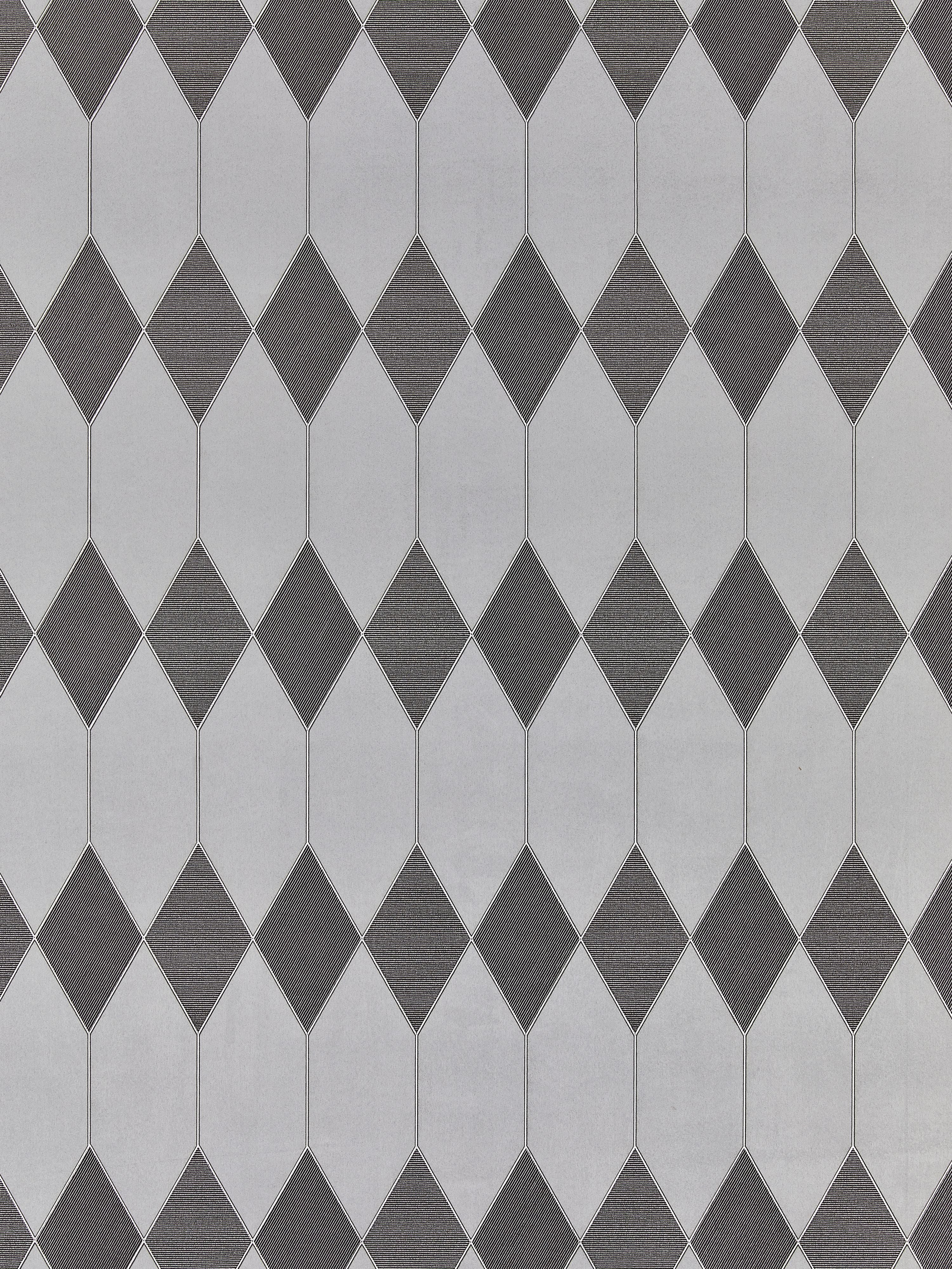 Cadence wallpaper in silver color - pattern number SC 0001WP88460 - by Scalamandre in the collection