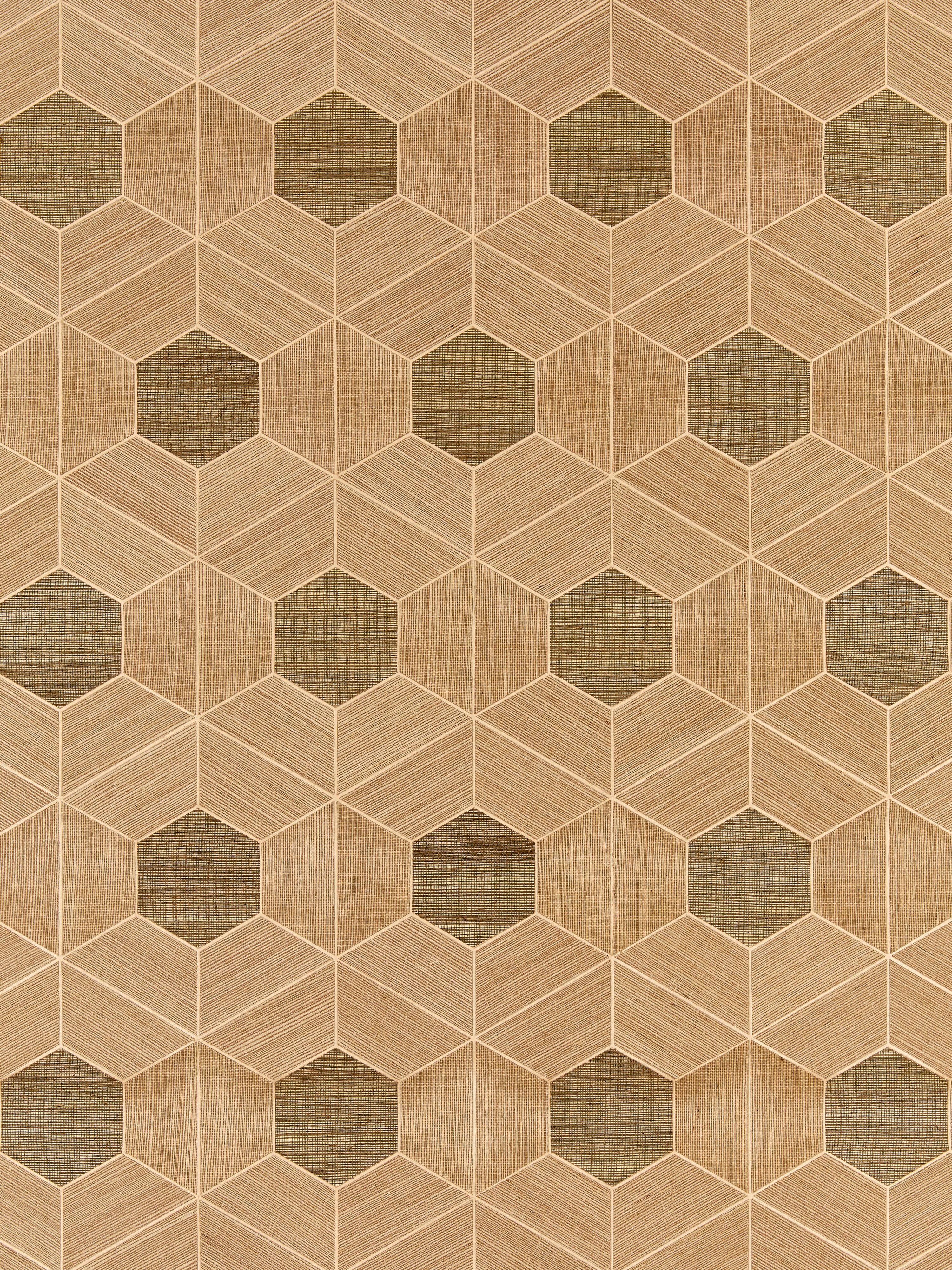 Hive Sisal wallpaper in burnished color - pattern number SC 0001WP88468 - by Scalamandre in the collection