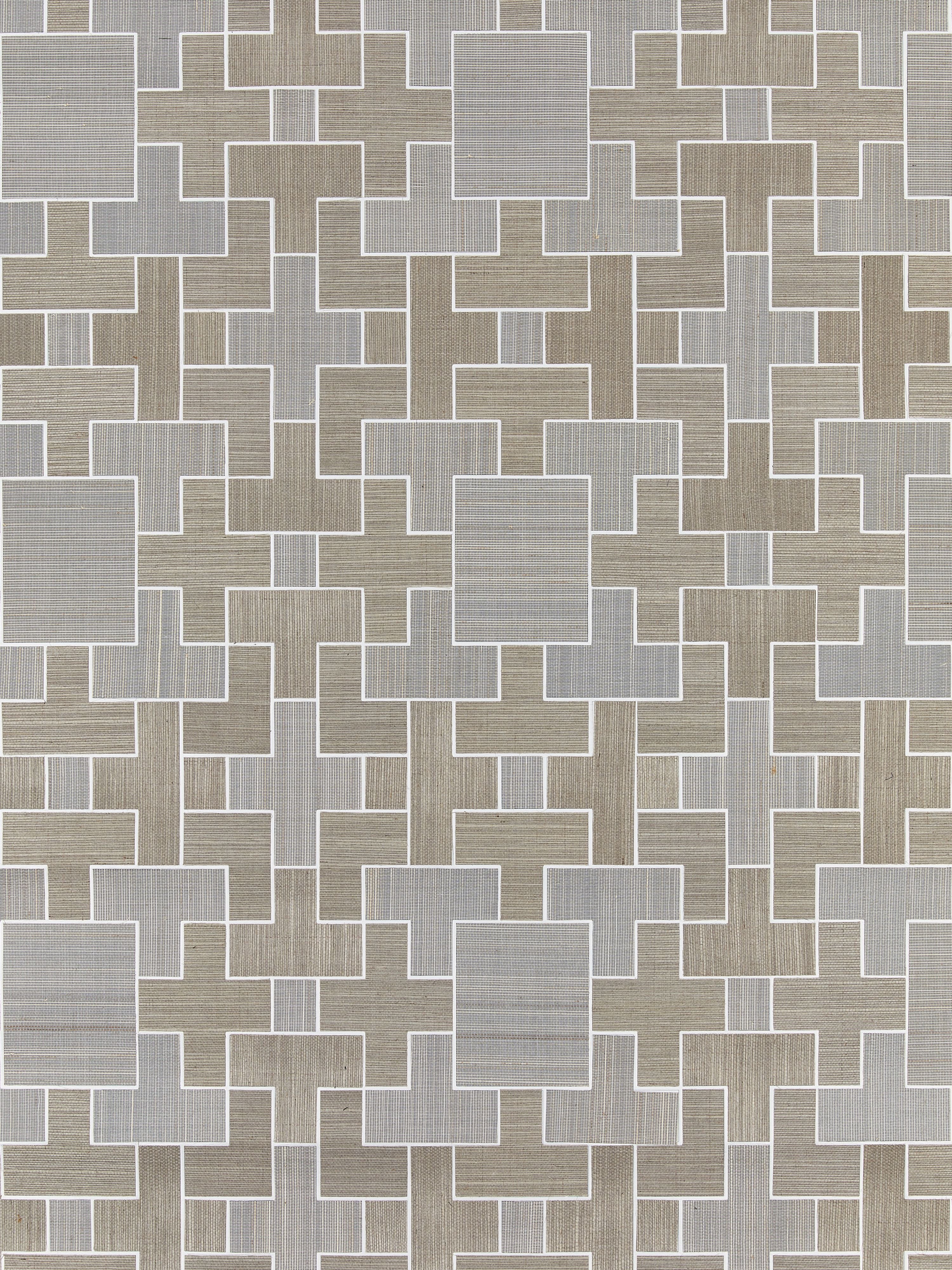 Allegro Sisal wallpaper in dove color - pattern number SC 0001WP88471 - by Scalamandre in the collection